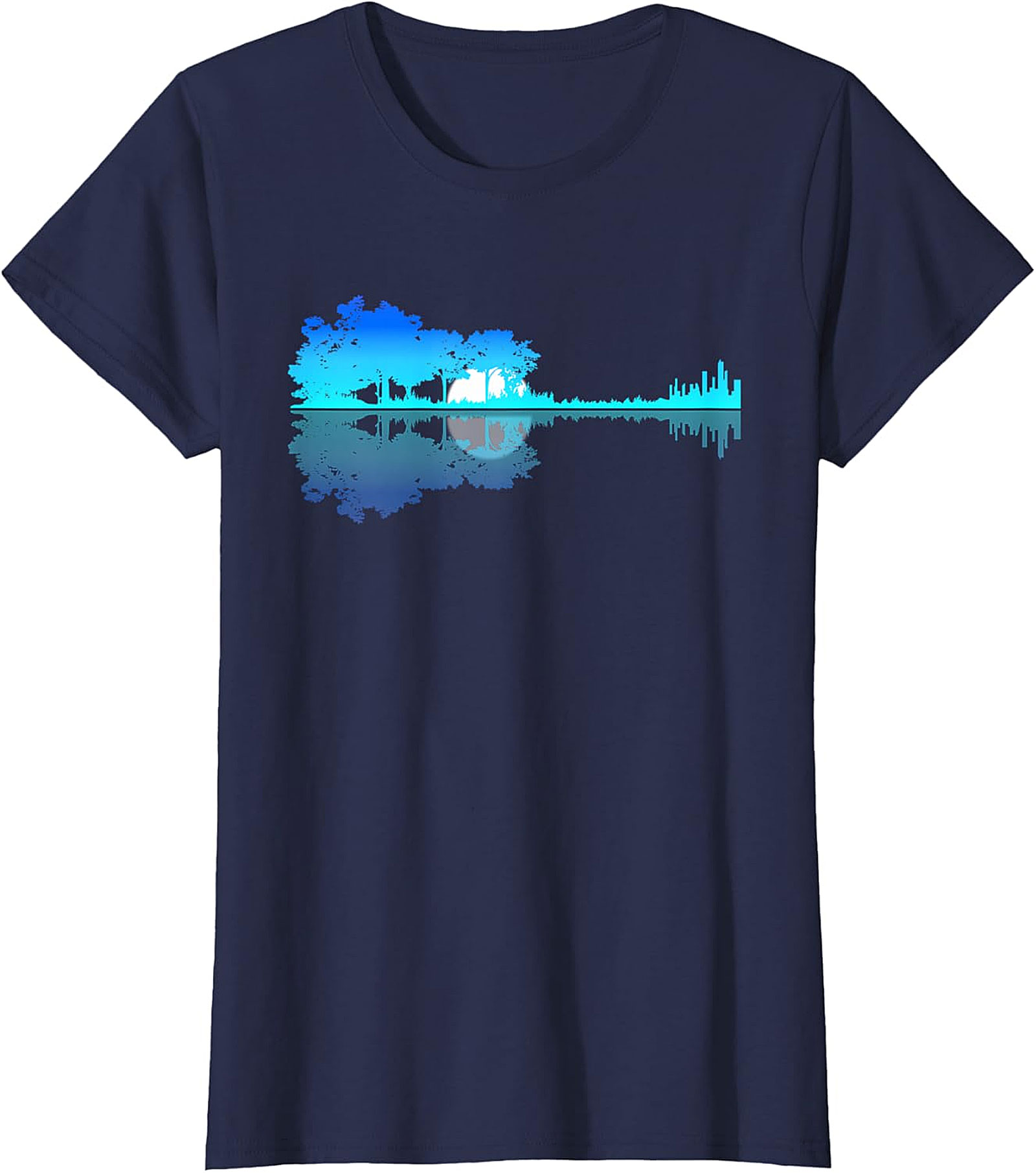  Acoustic Guitar Nature Graphic Tee | Soft Cotton Unisex Shirt