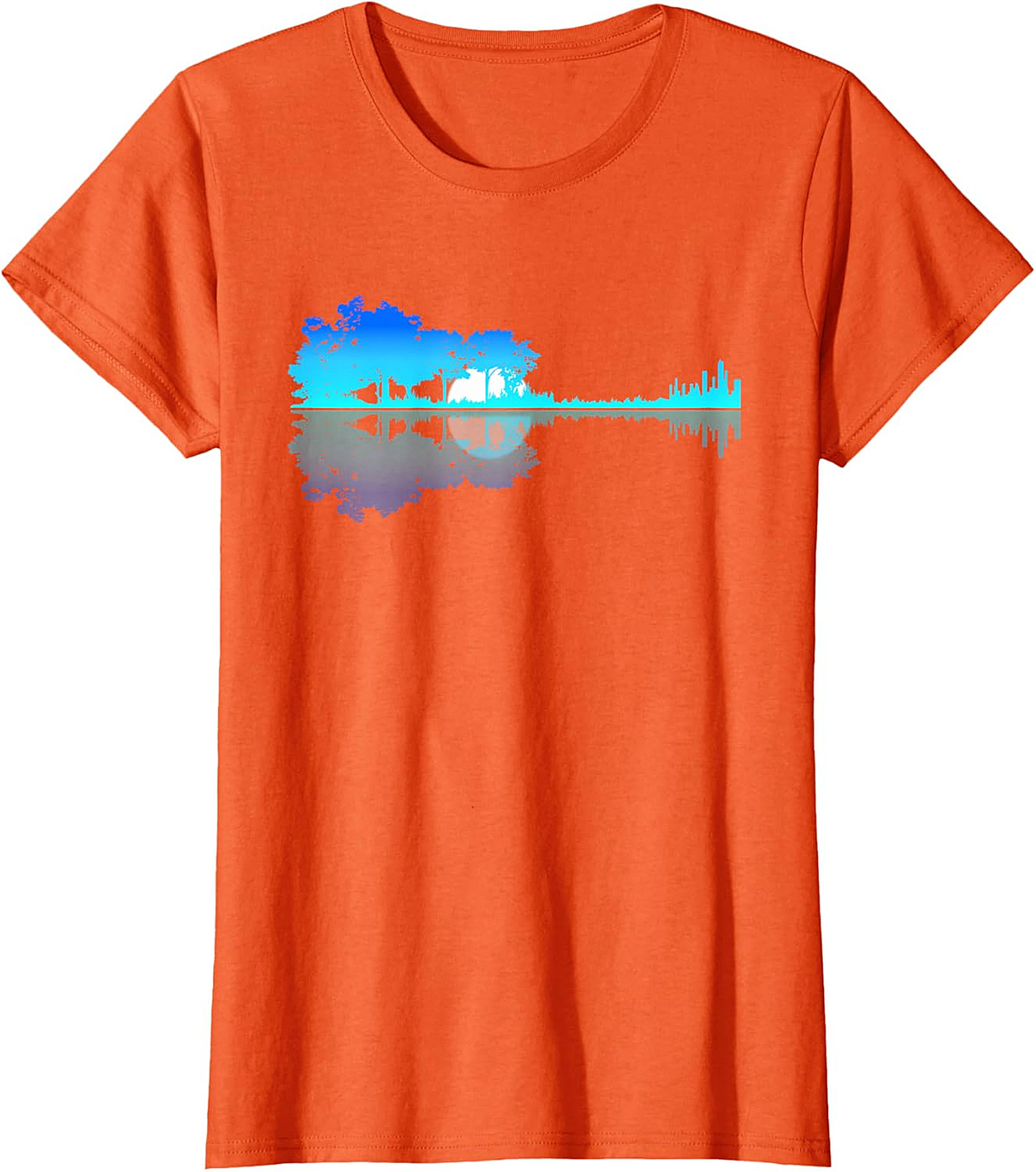  Acoustic Guitar Nature Graphic Tee | Soft Cotton Unisex Shirt