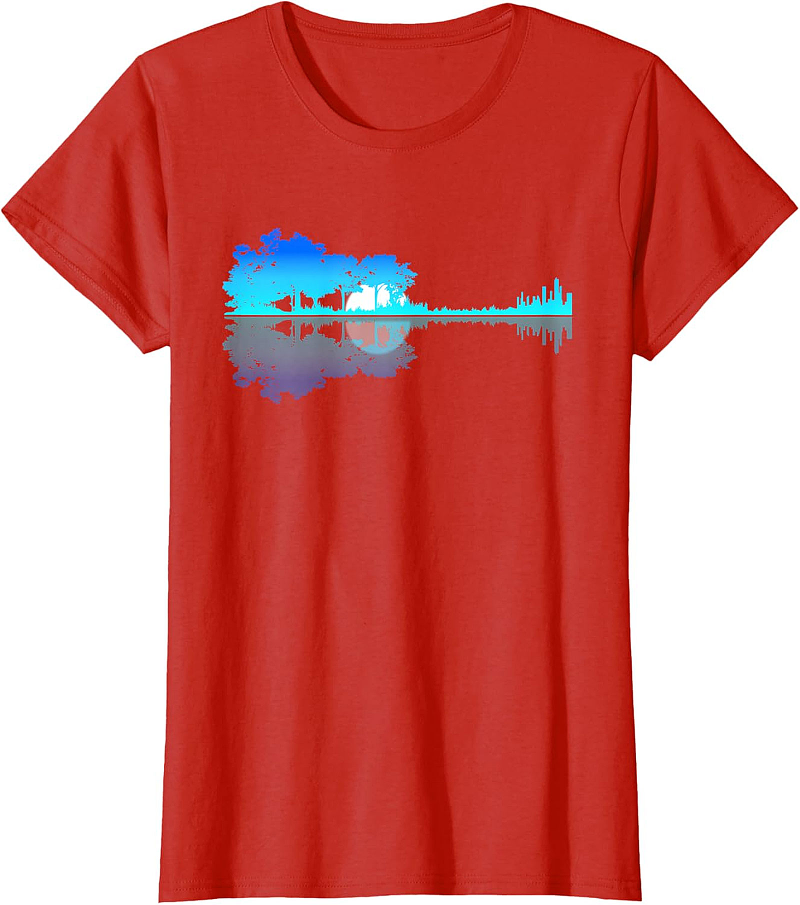  Acoustic Guitar Nature Graphic Tee | Soft Cotton Unisex Shirt