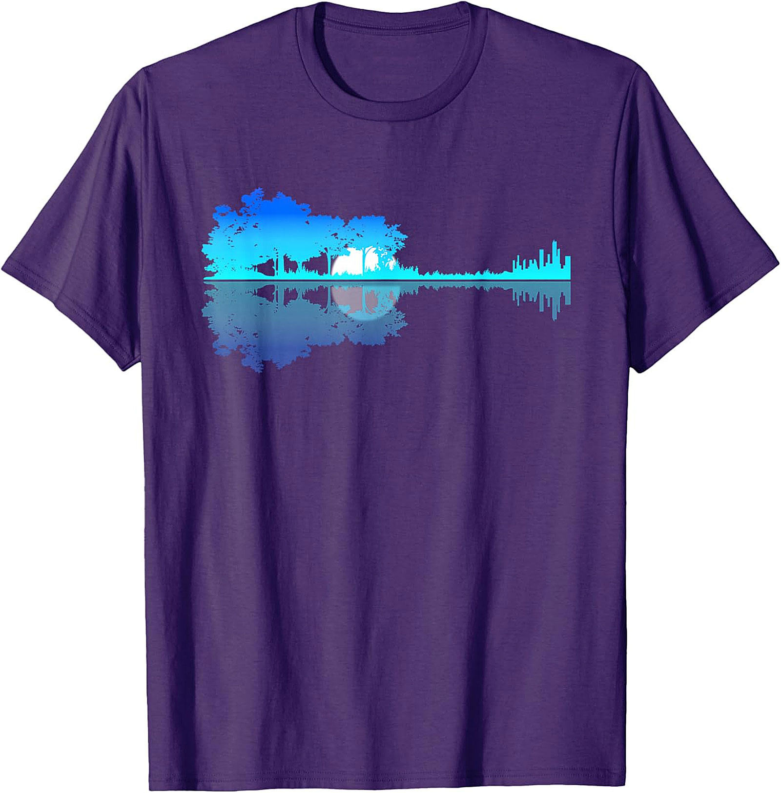  Acoustic Guitar Nature Graphic Tee | Soft Cotton Unisex Shirt