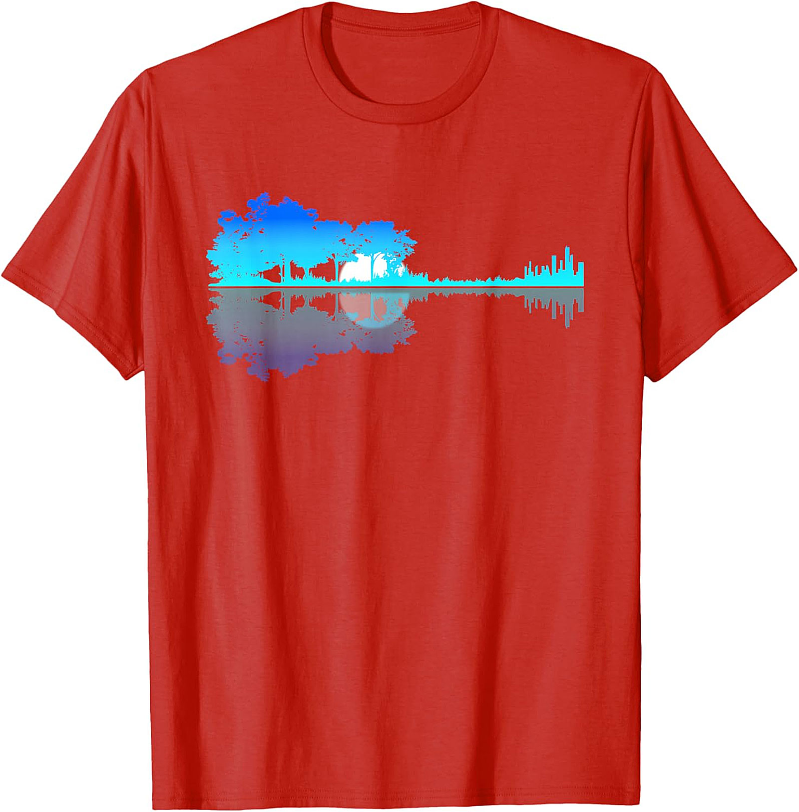  Acoustic Guitar Nature Graphic Tee | Soft Cotton Unisex Shirt