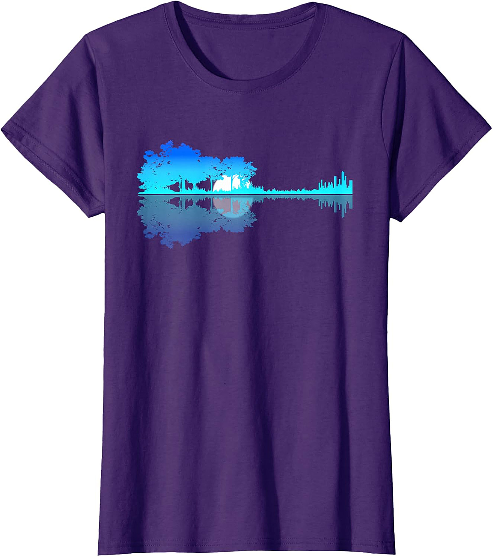  Acoustic Guitar Nature Graphic Tee | Soft Cotton Unisex Shirt