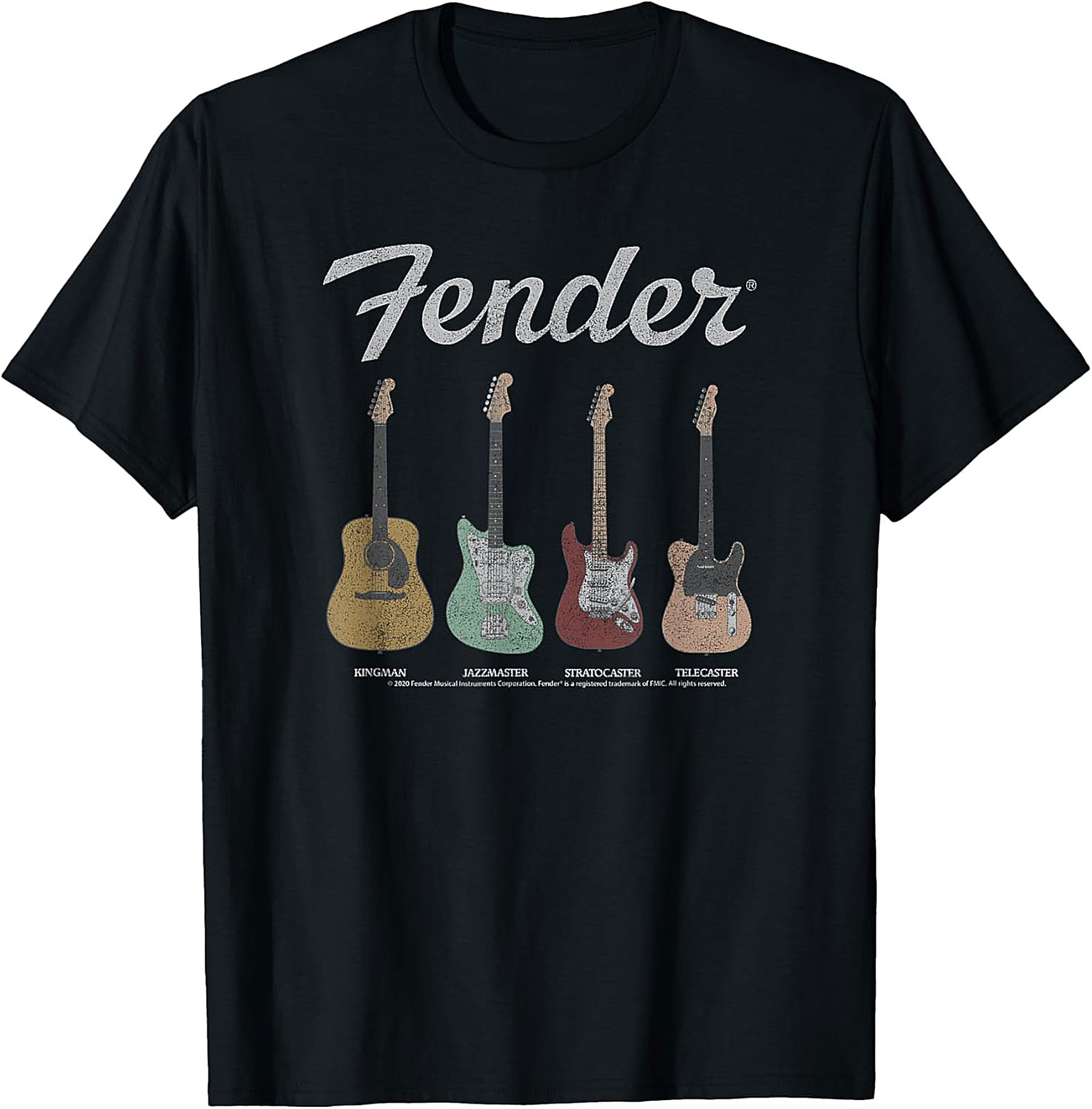 Fender Guitar Evolution Unisex T-Shirt | Vintage Graphic Tee