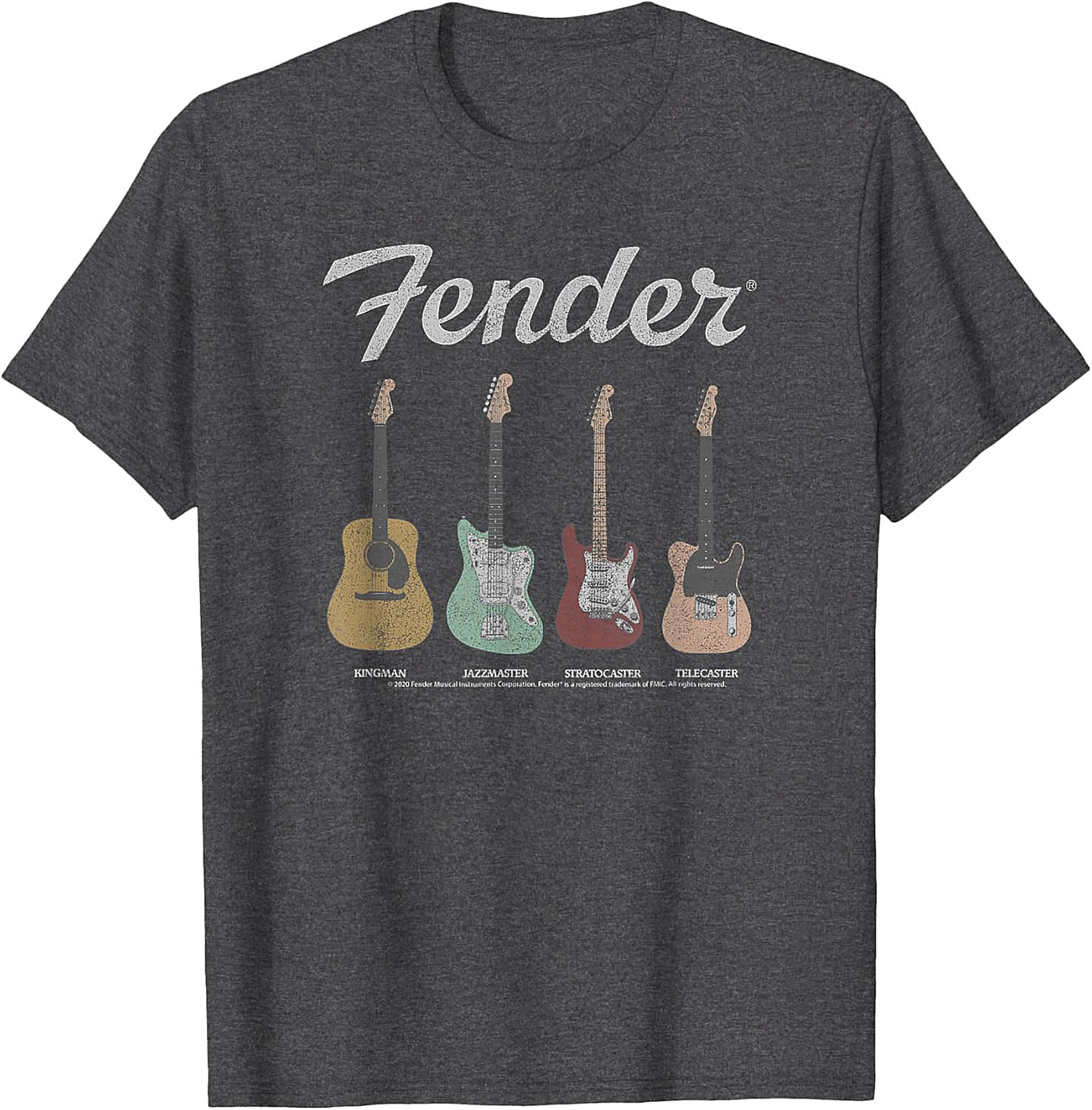 Fender Guitar Evolution Unisex T-Shirt | Vintage Graphic Tee