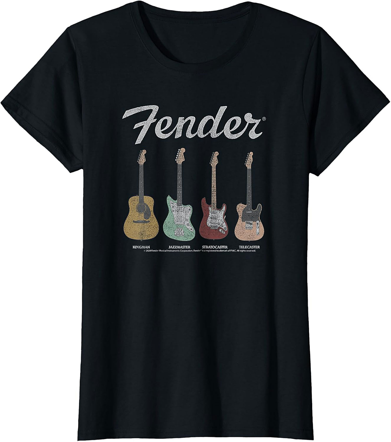 Fender Guitar Evolution Unisex T-Shirt | Vintage Graphic Tee