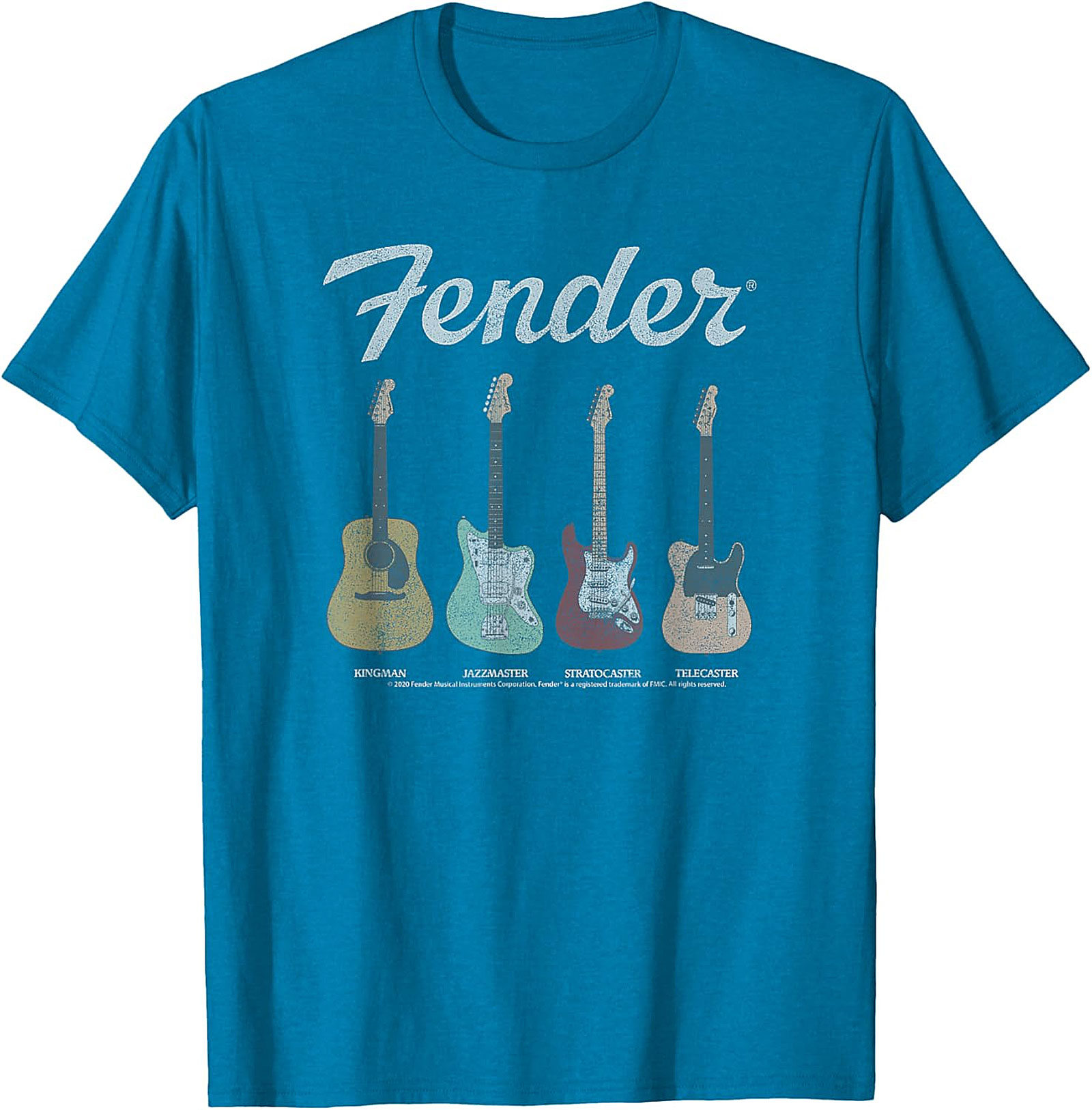 Fender Guitar Evolution Unisex T-Shirt | Vintage Graphic Tee