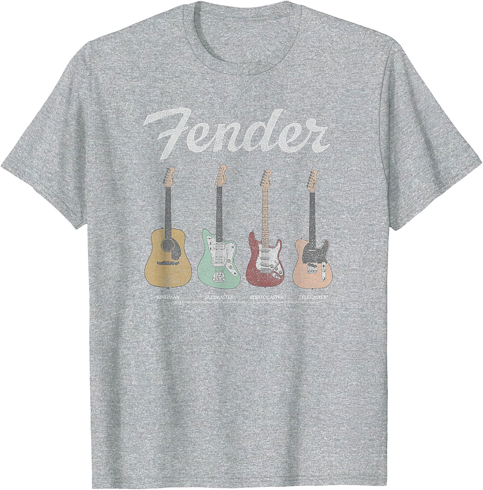 Fender Guitar Evolution Unisex T-Shirt | Vintage Graphic Tee
