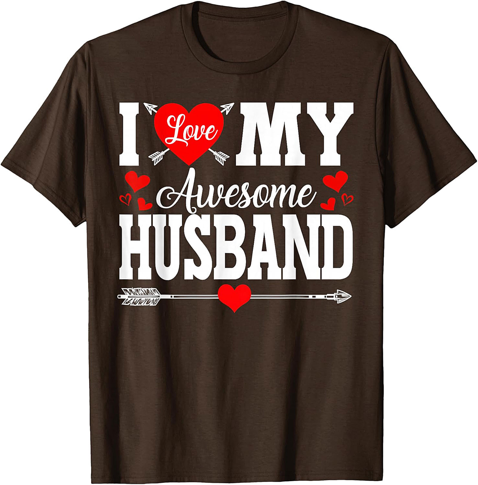 I Love My Awesome Husband T-shirt | Cute Wife Gift Tee