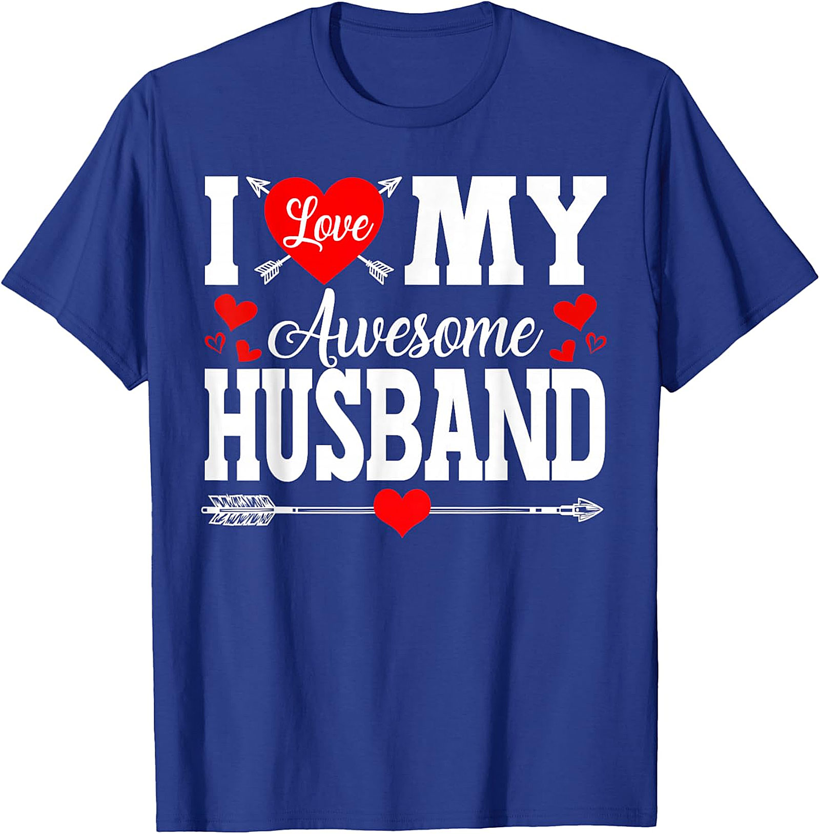 I Love My Awesome Husband T-shirt | Cute Wife Gift Tee