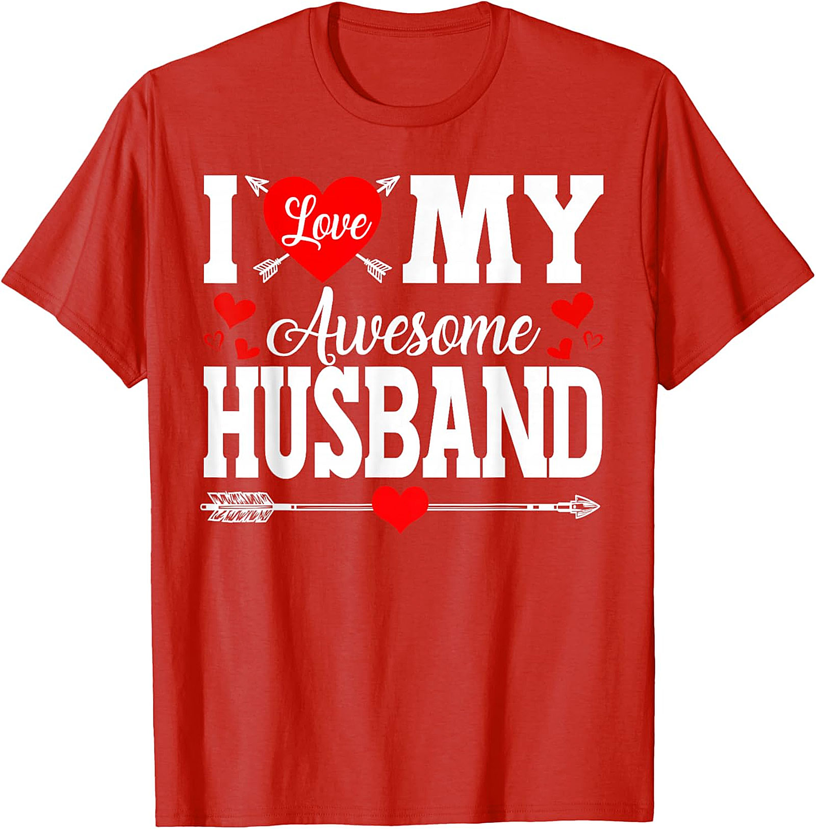 I Love My Awesome Husband T-shirt | Cute Wife Gift Tee