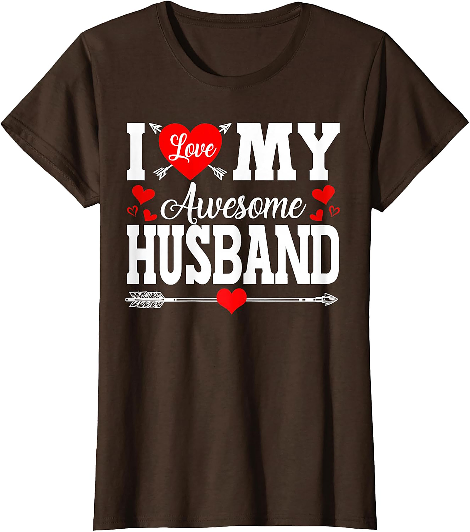 I Love My Awesome Husband T-shirt | Cute Wife Gift Tee