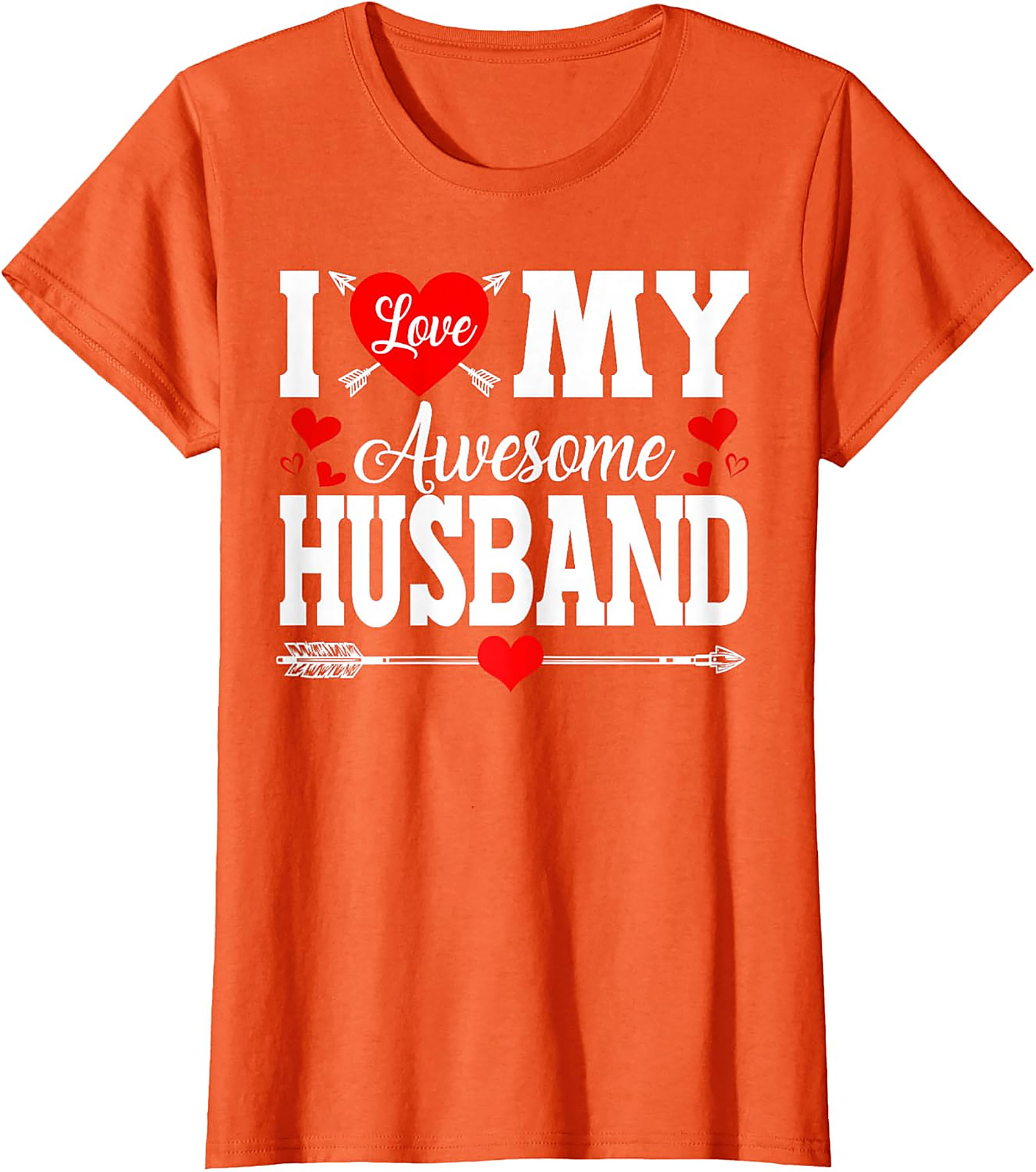 I Love My Awesome Husband T-shirt | Cute Wife Gift Tee