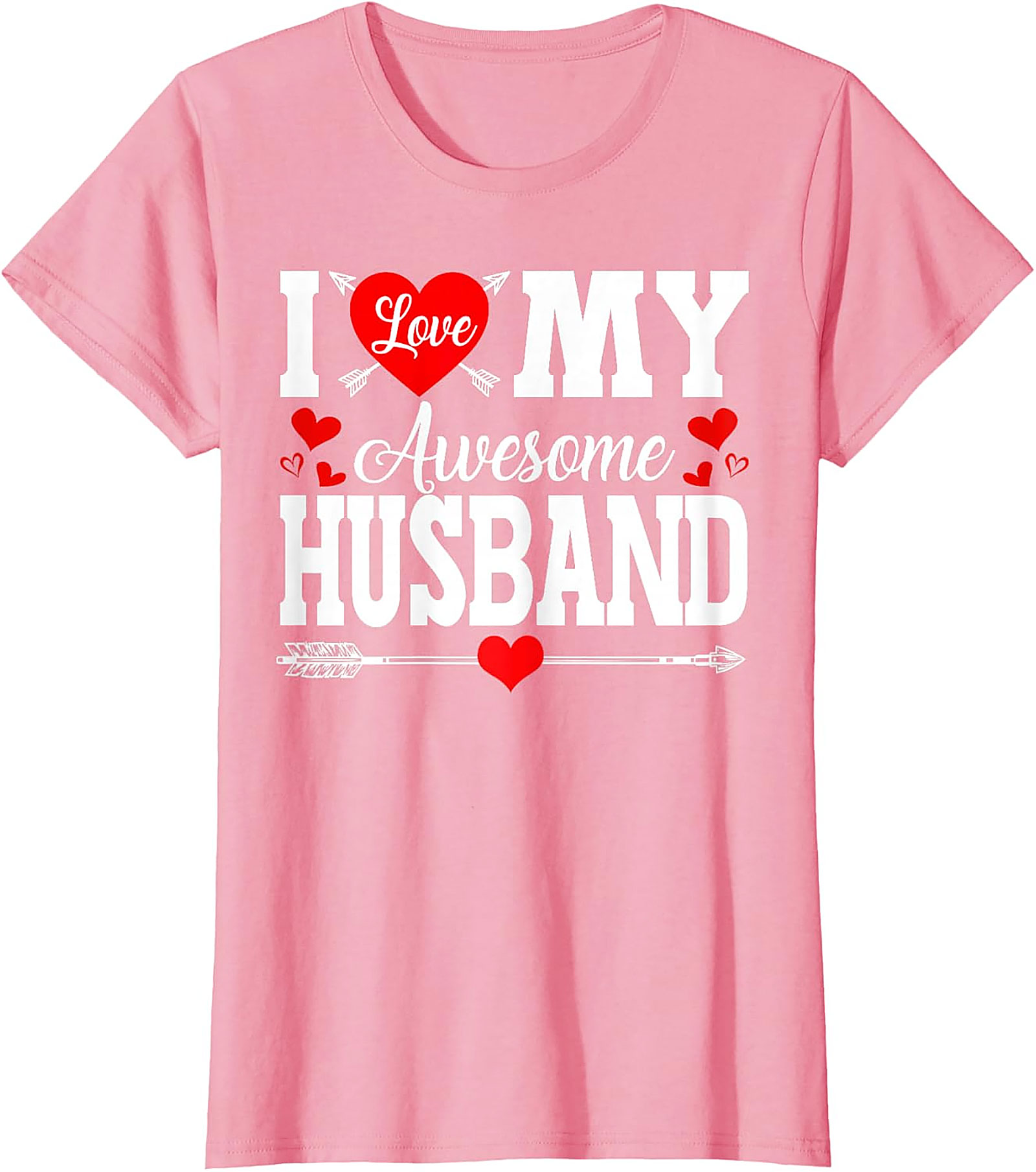 I Love My Awesome Husband T-shirt | Cute Wife Gift Tee