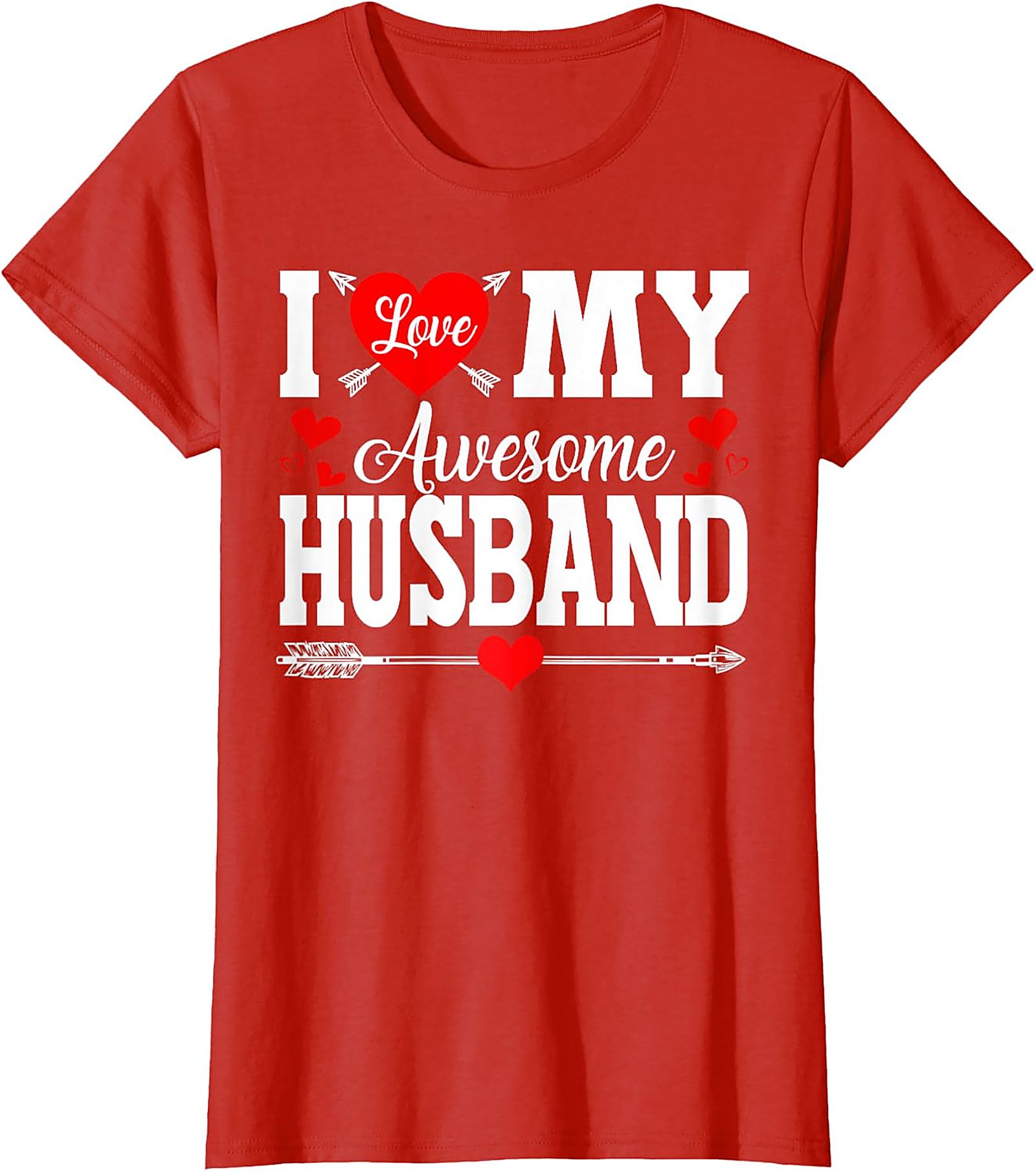 I Love My Awesome Husband T-shirt | Cute Wife Gift Tee
