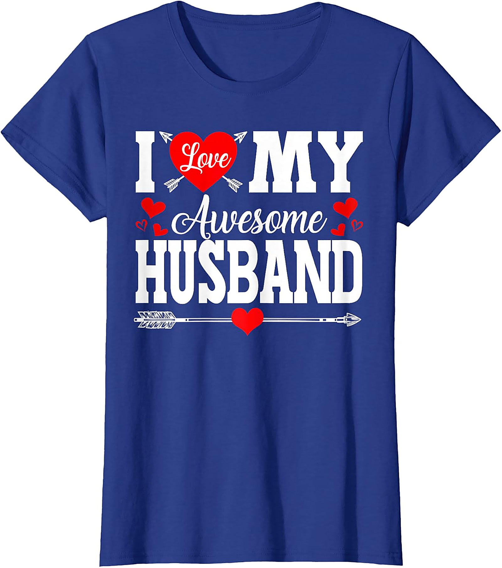 I Love My Awesome Husband T-shirt | Cute Wife Gift Tee