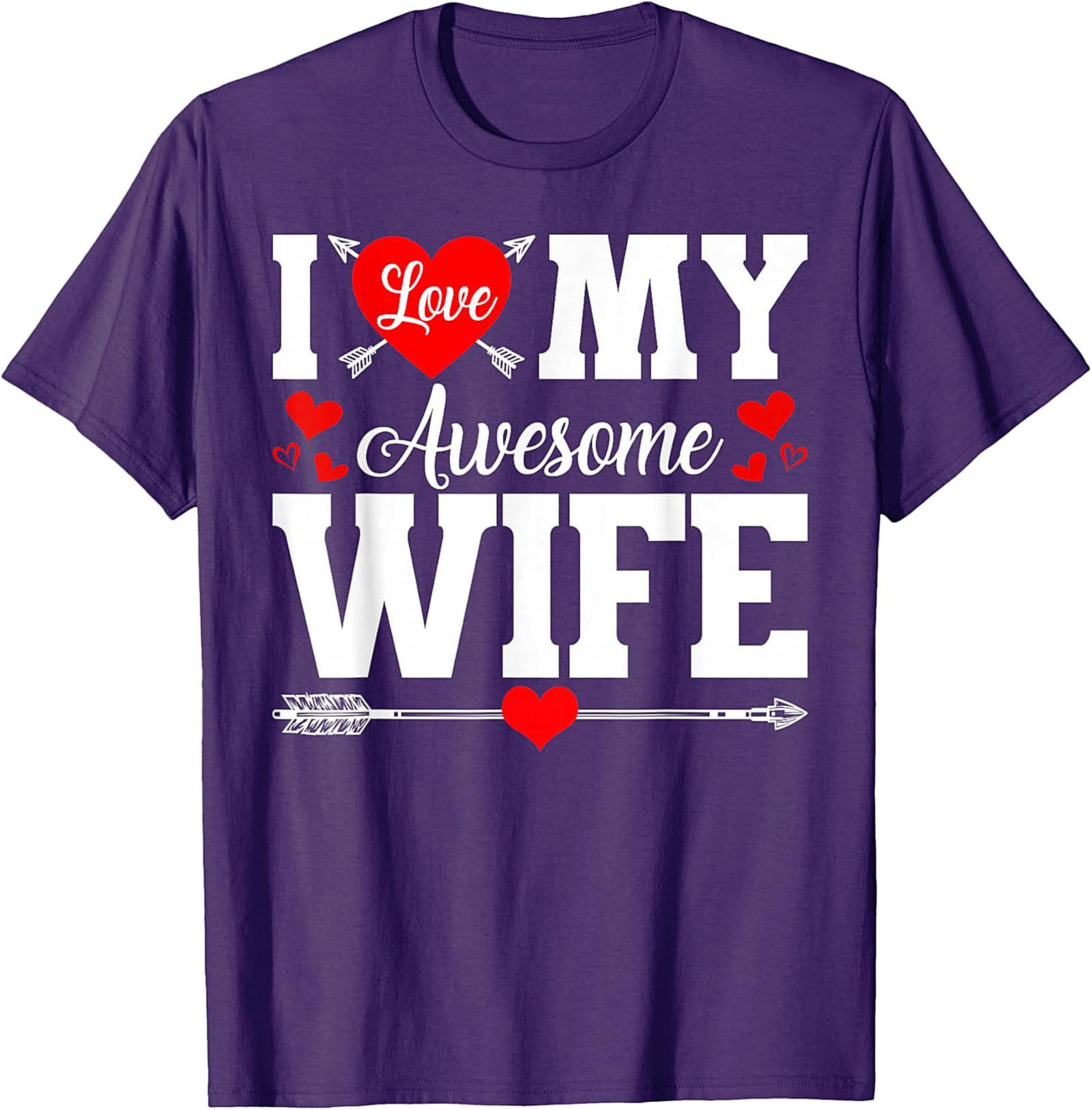 I Love My Awesome Wife T-Shirt | Funny Romantic Husband Tee