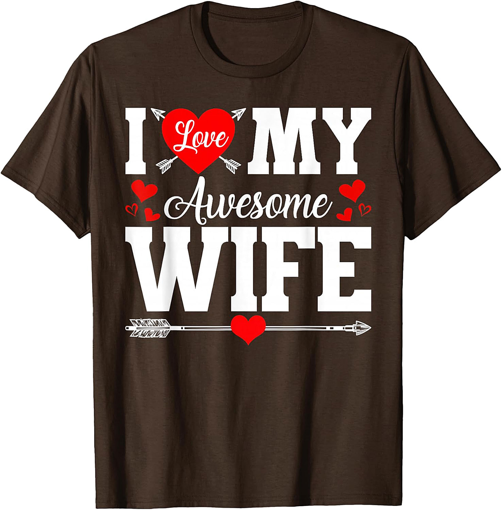 I Love My Awesome Wife T-Shirt | Funny Romantic Husband Tee