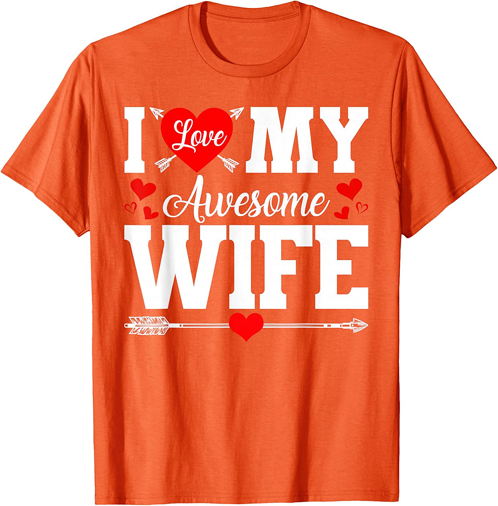I Love My Awesome Wife T-Shirt | Funny Romantic Husband Tee