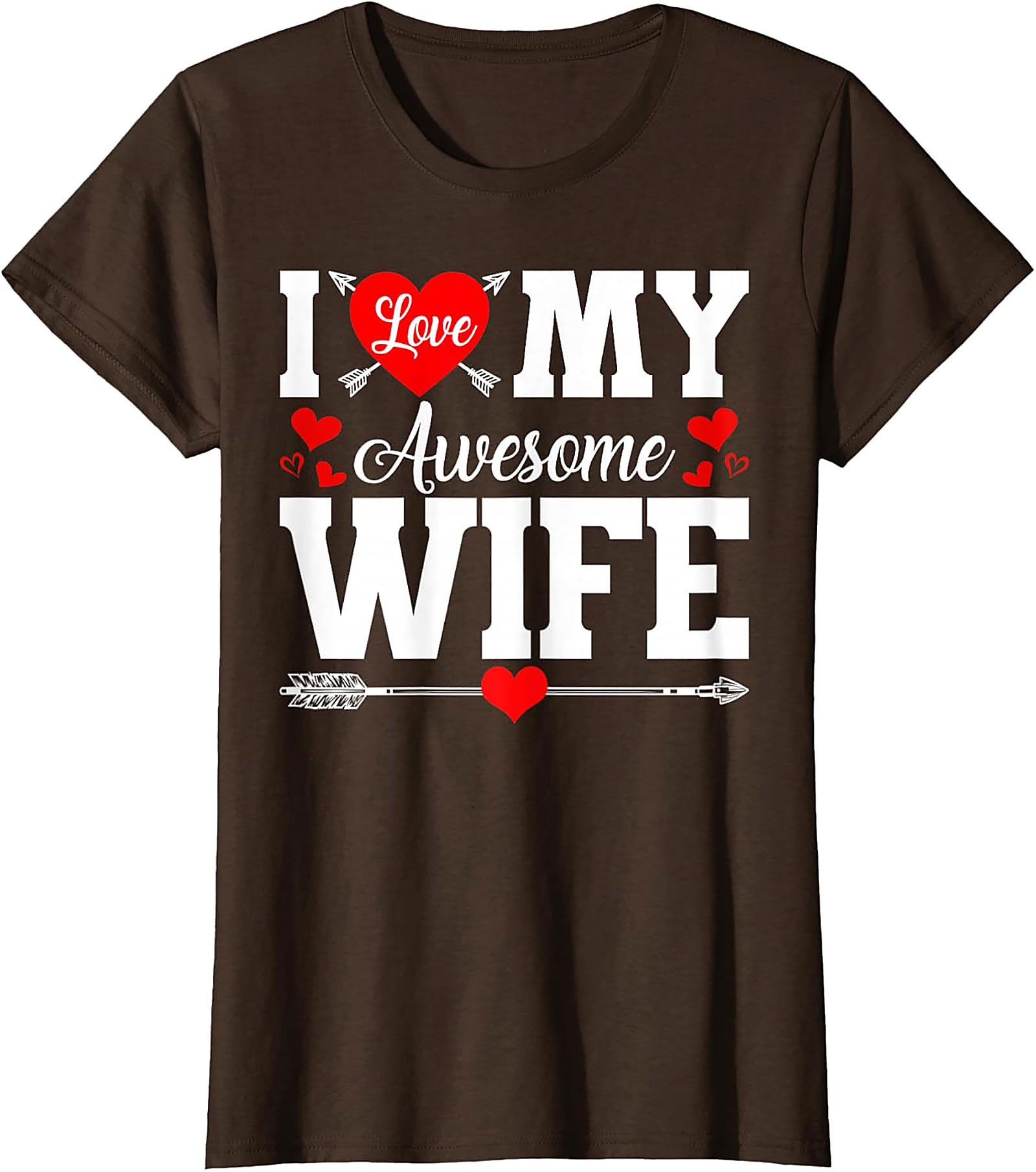 I Love My Awesome Wife T-Shirt | Funny Romantic Husband Tee