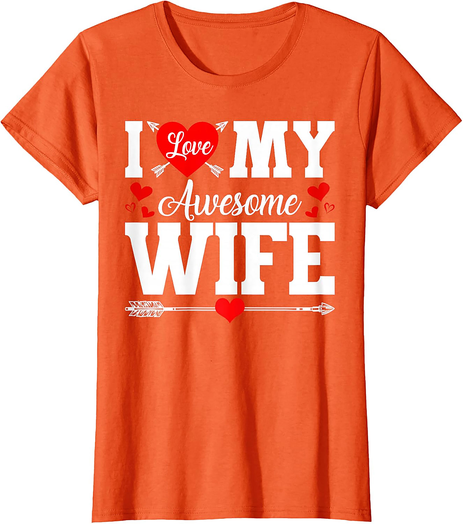 I Love My Awesome Wife T-Shirt | Funny Romantic Husband Tee