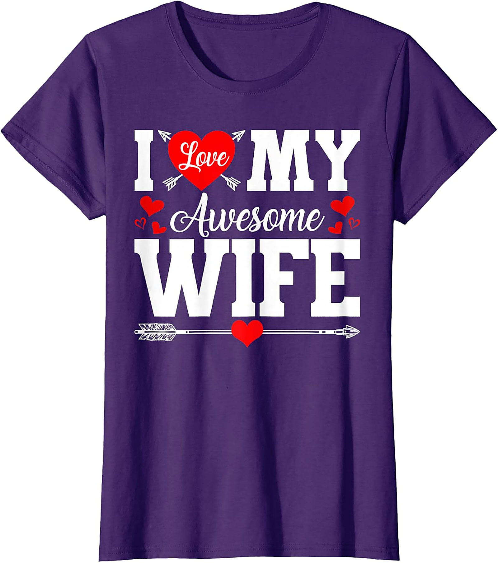 I Love My Awesome Wife T-Shirt | Funny Romantic Husband Tee
