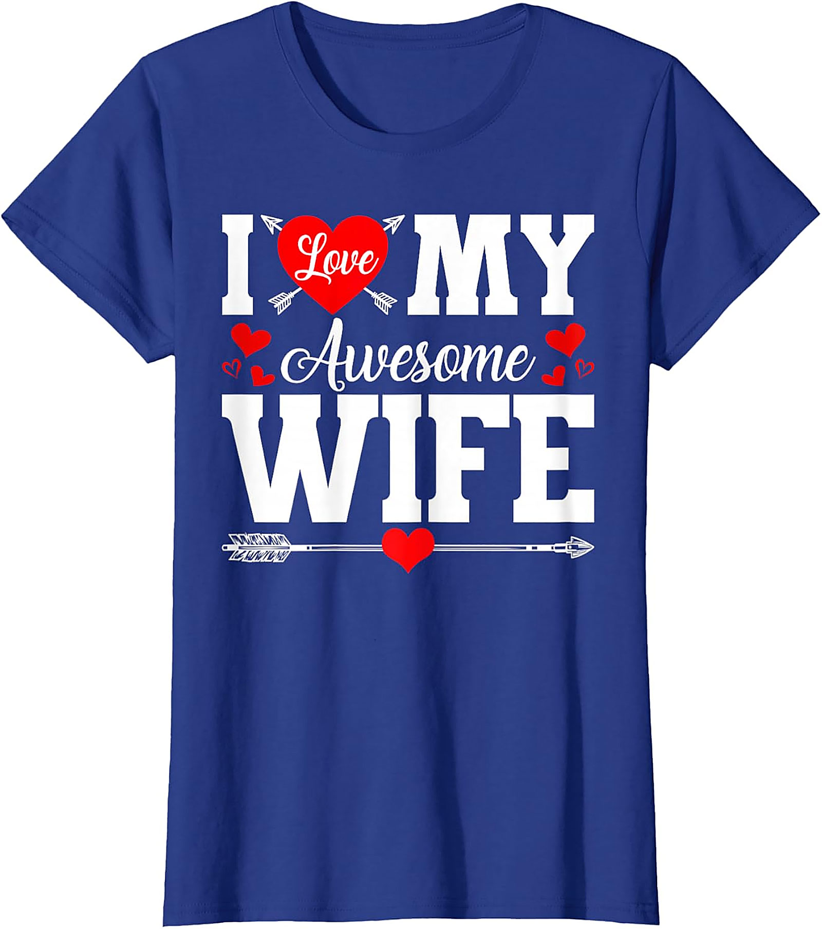 I Love My Awesome Wife T-Shirt | Funny Romantic Husband Tee