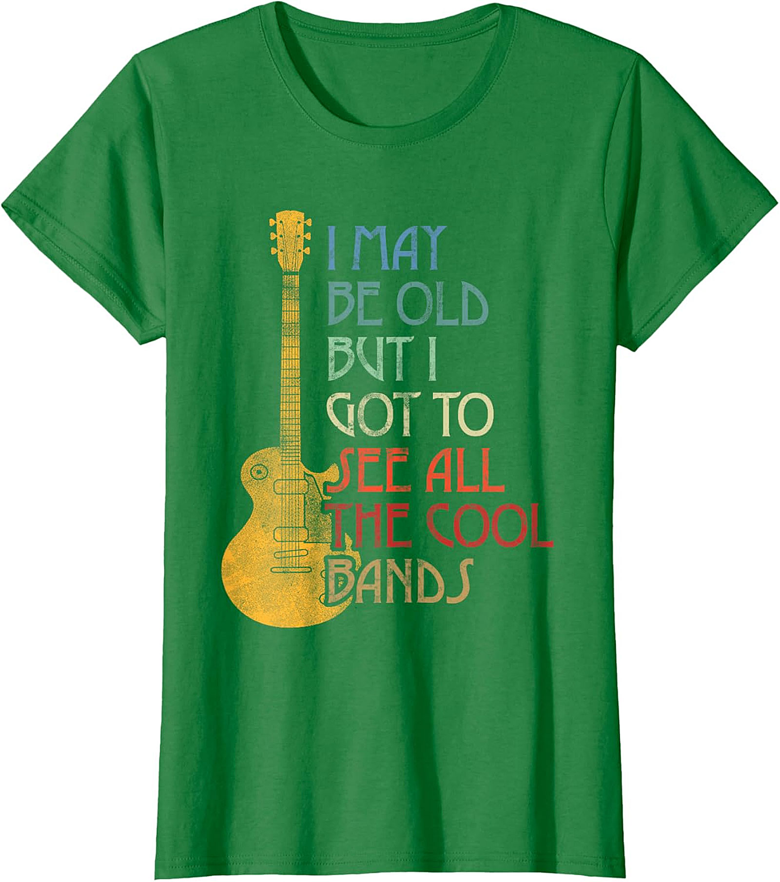I May Be Old But I Saw All The Cool Bands Mom T-Shirt | Funny Retro Music Tee Mother’s Day Gift for Cool Moms