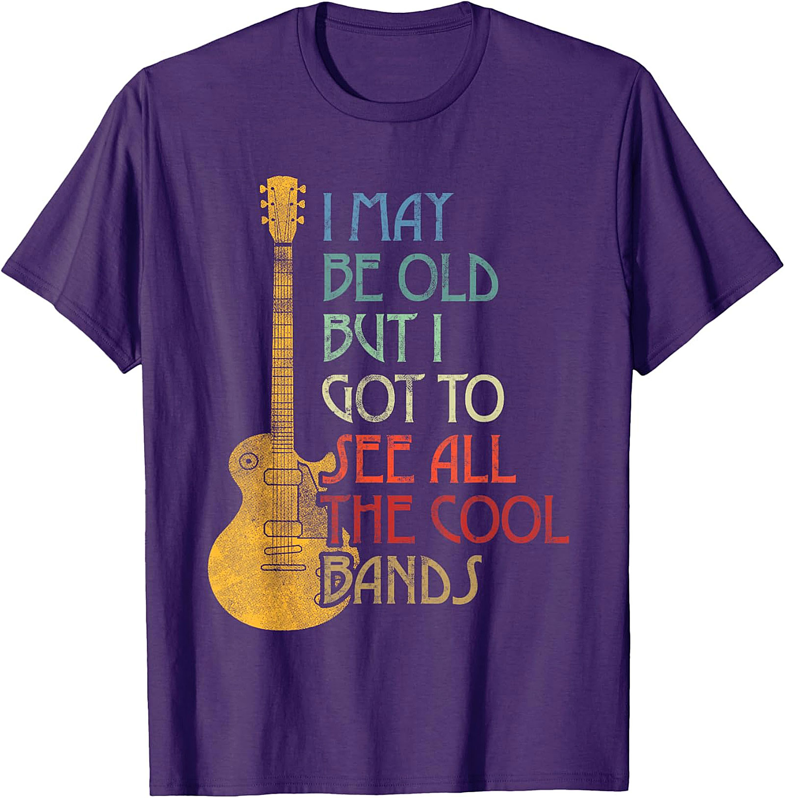 I May Be Old But I Saw All The Cool Bands Mom T-Shirt | Funny Retro Music Tee Mother’s Day Gift for Cool Moms