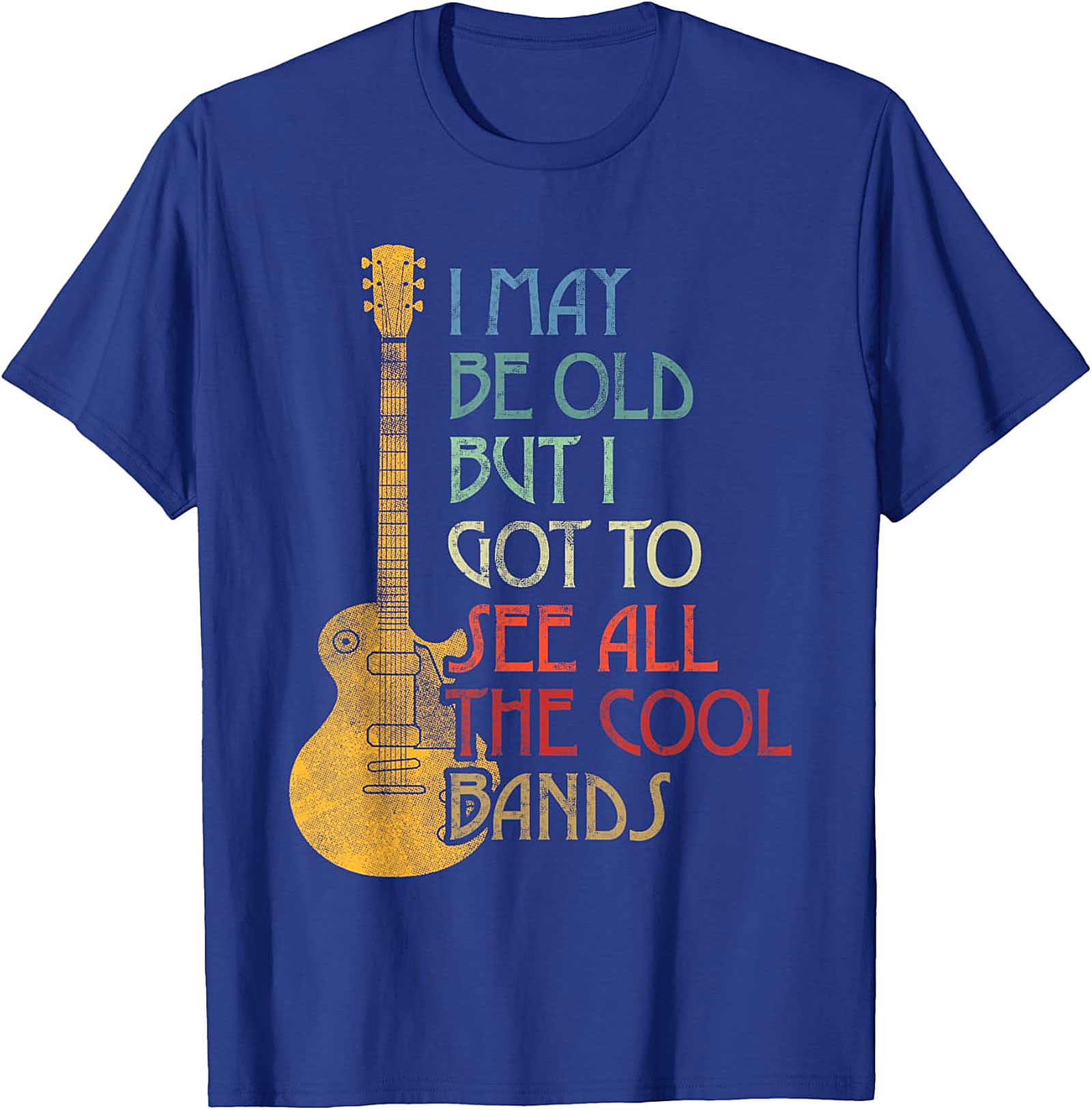 I May Be Old But I Saw All The Cool Bands Mom T-Shirt | Funny Retro Music Tee Mother’s Day Gift for Cool Moms