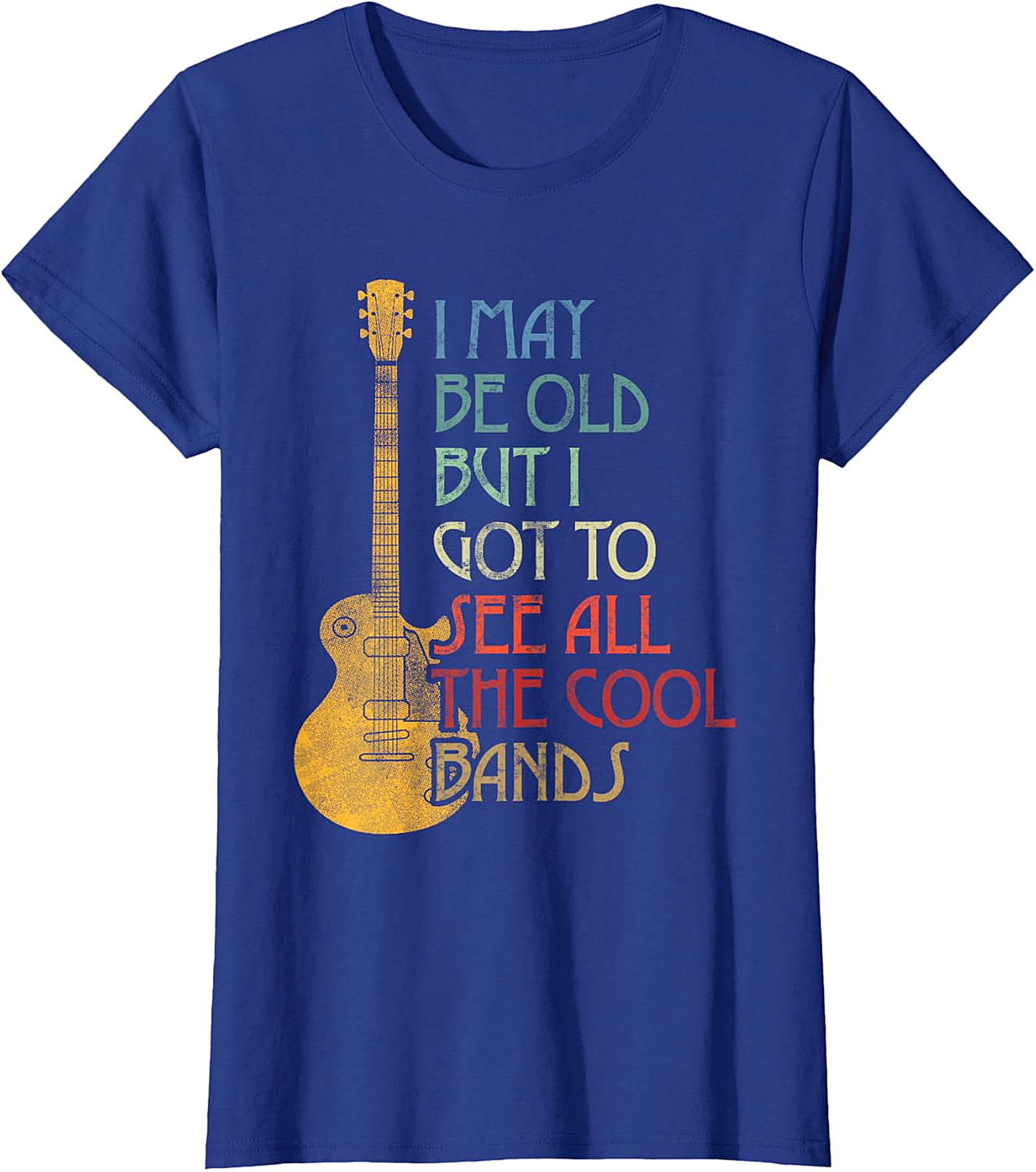 I May Be Old But I Saw All The Cool Bands Mom T-Shirt | Funny Retro Music Tee Mother’s Day Gift for Cool Moms