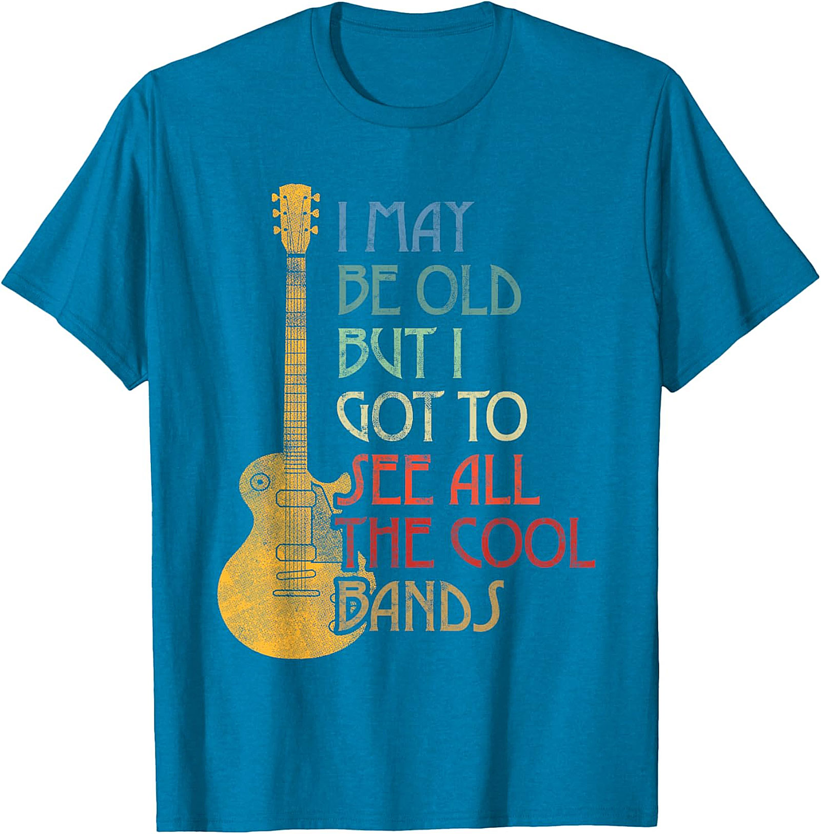 I May Be Old But I Saw All The Cool Bands Mom T-Shirt | Funny Retro Music Tee Mother’s Day Gift for Cool Moms