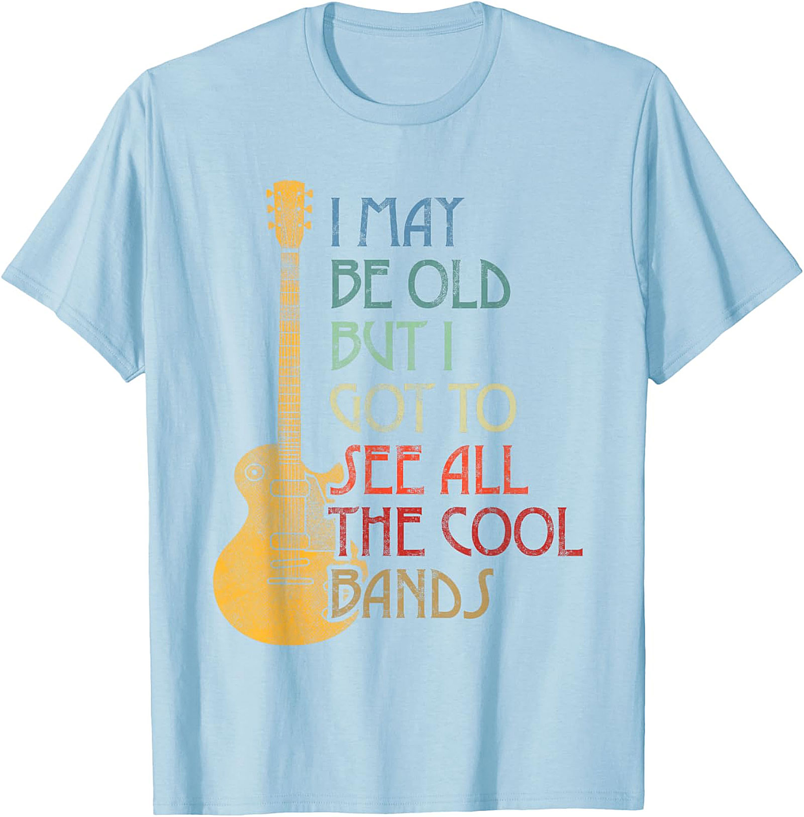 I May Be Old But I Saw All The Cool Bands Mom T-Shirt | Funny Retro Music Tee Mother’s Day Gift for Cool Moms