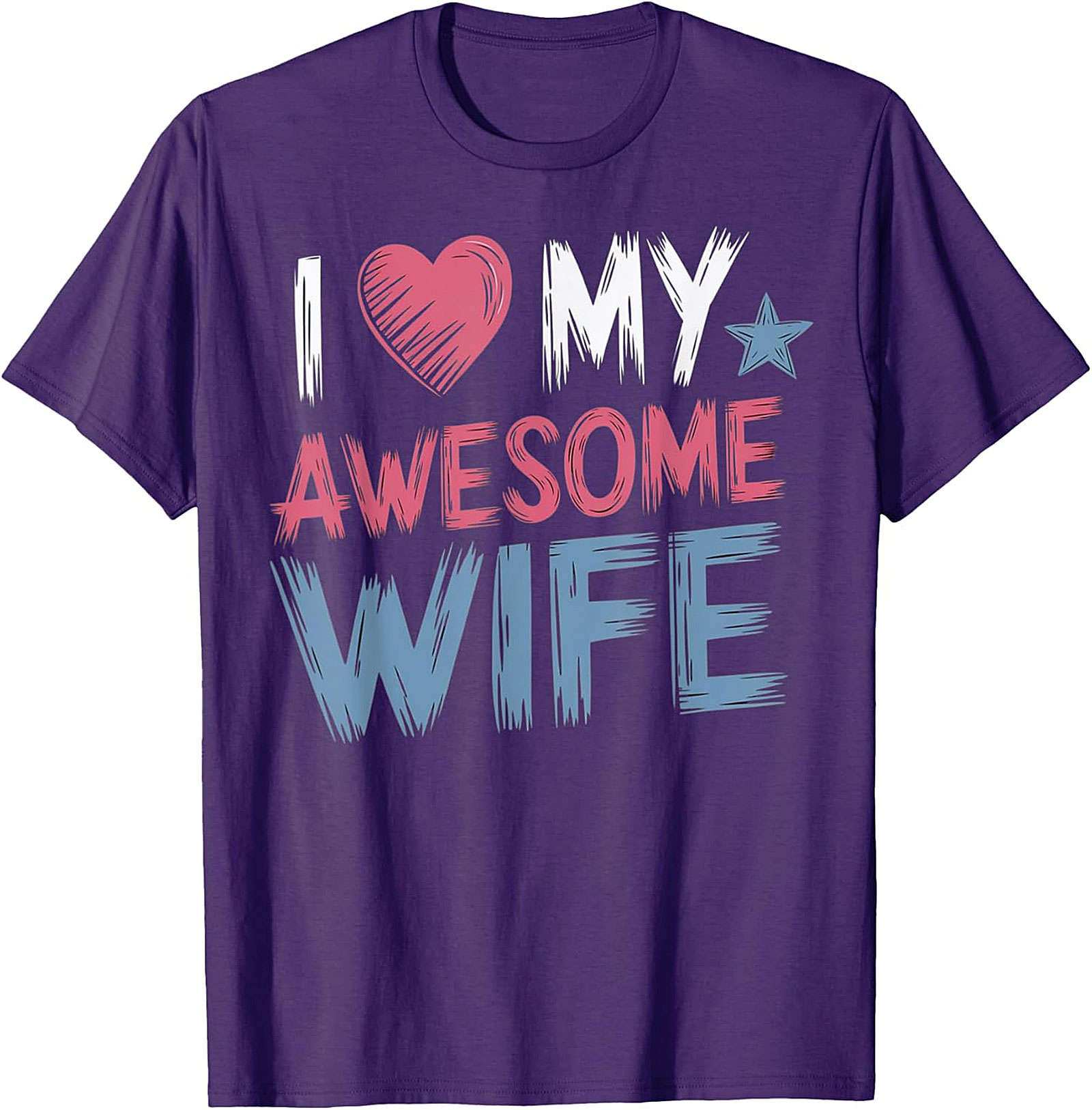 I Love My Awesome Wife T-Shirt | Funny Husband Gift Tee