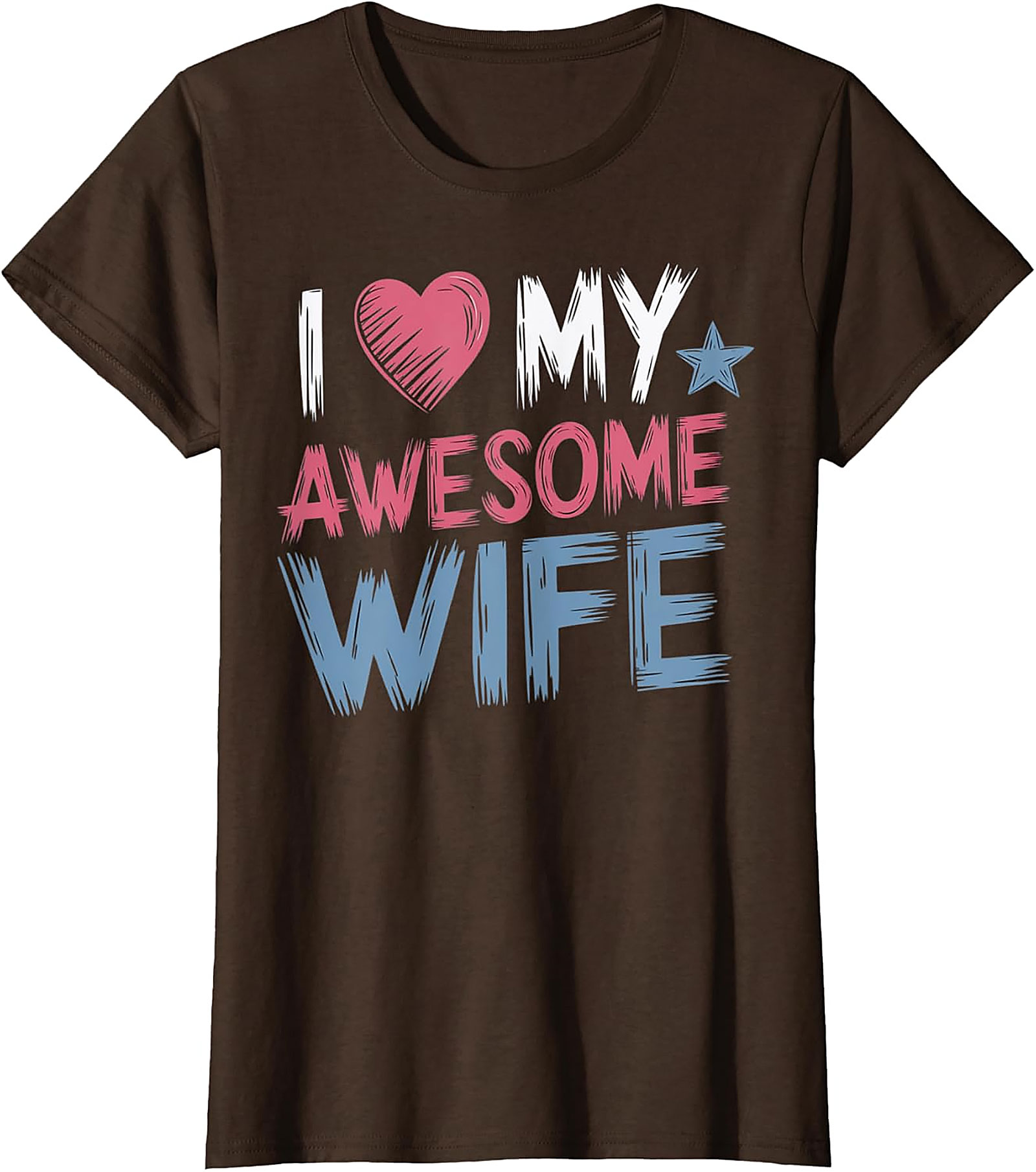 I Love My Awesome Wife T-Shirt | Funny Husband Gift Tee