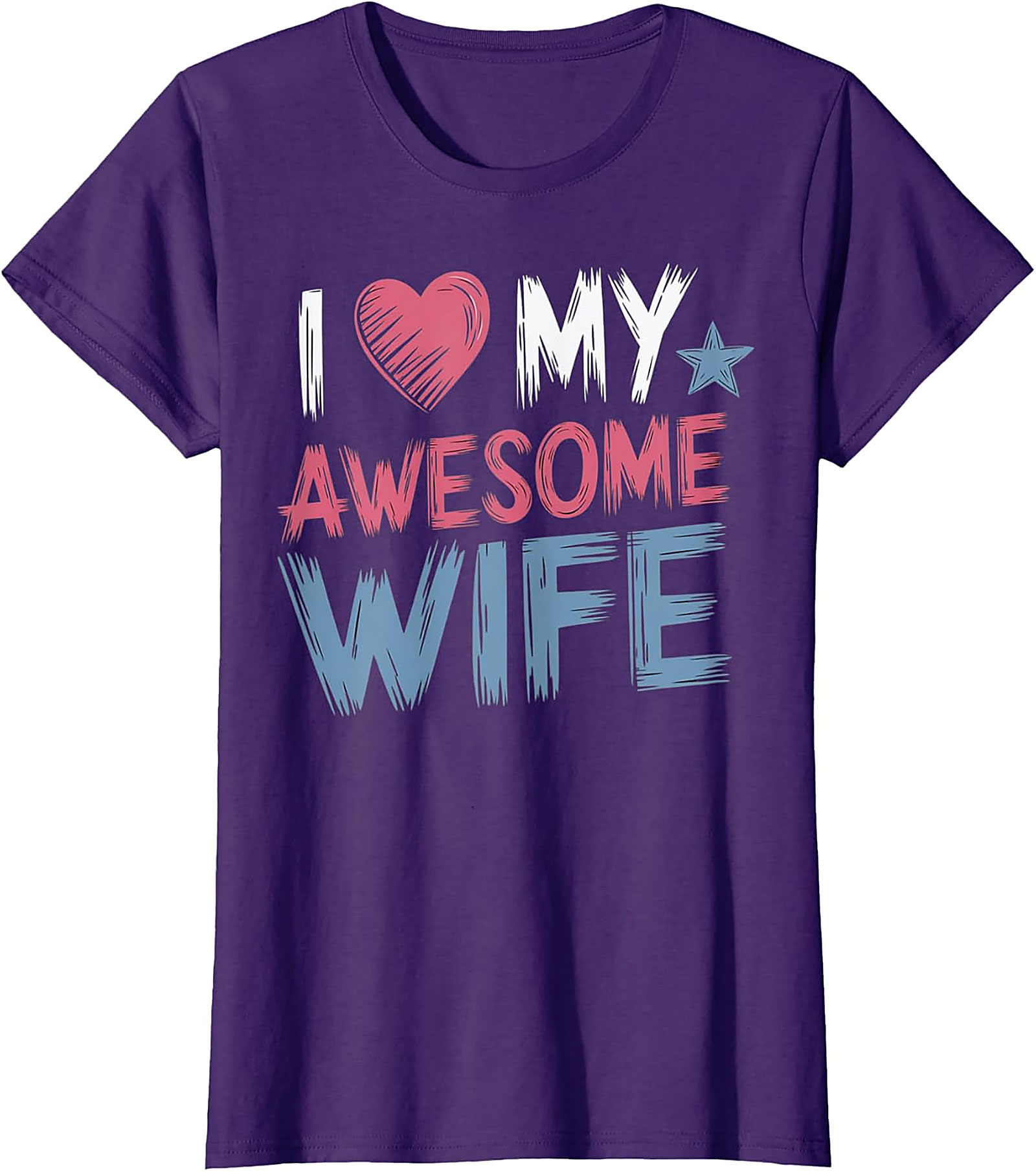 I Love My Awesome Wife T-Shirt | Funny Husband Gift Tee