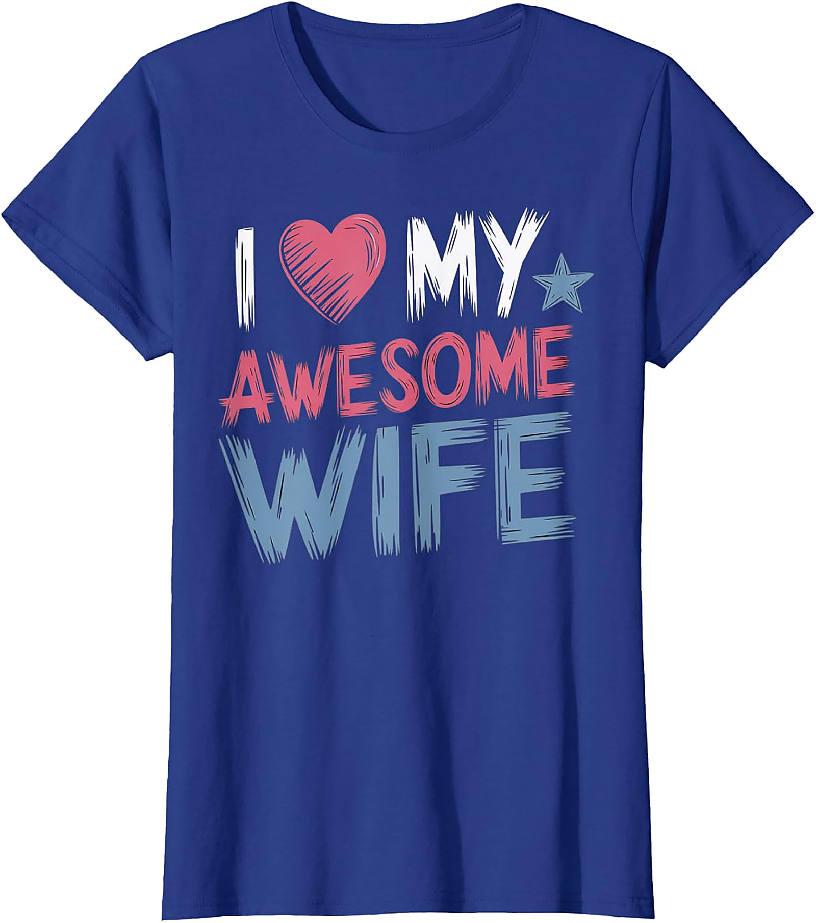 I Love My Awesome Wife T-Shirt | Funny Husband Gift Tee