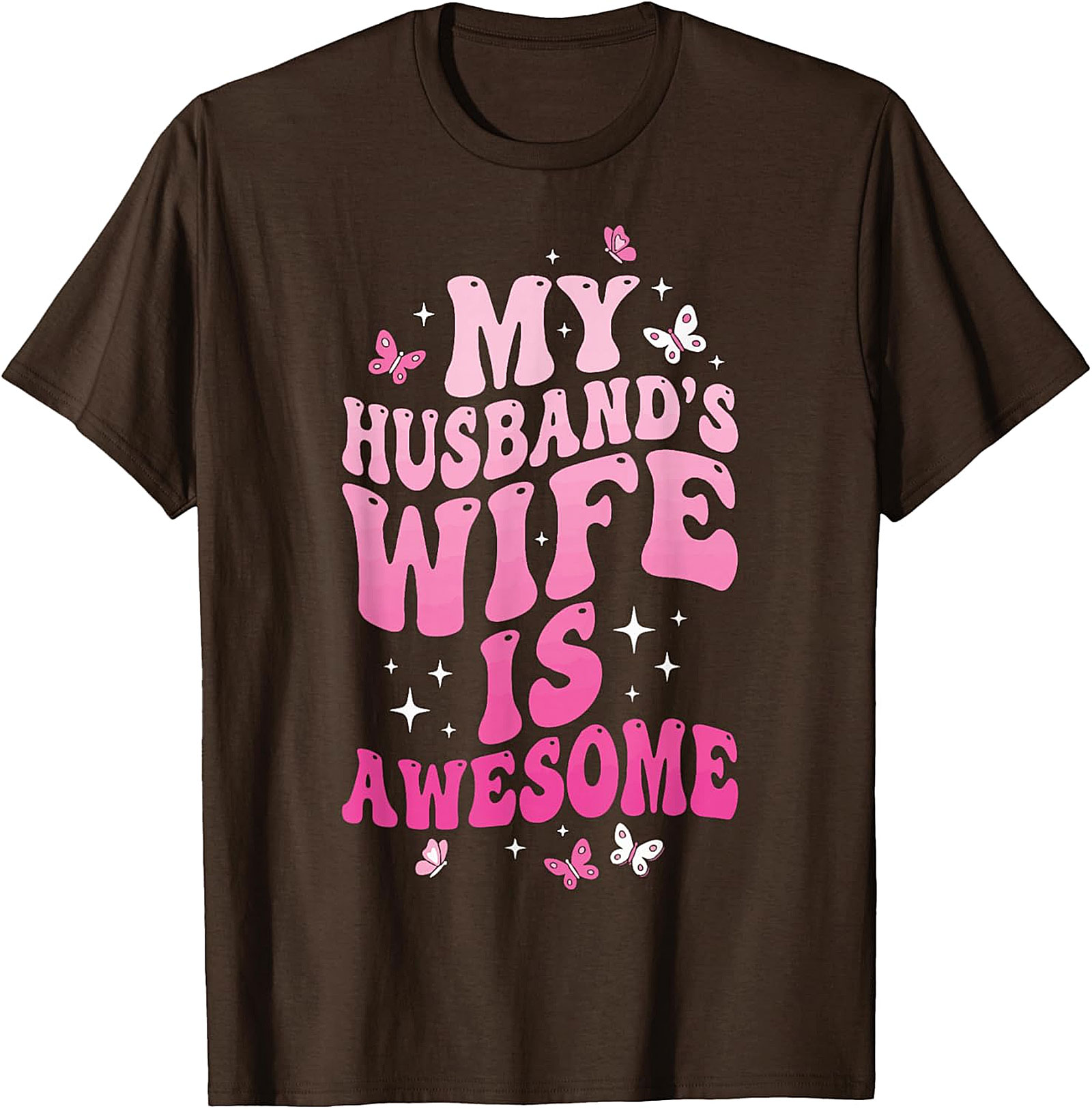 My Husband's Wife Is Awesome T-shirt | Funny Retro Tee