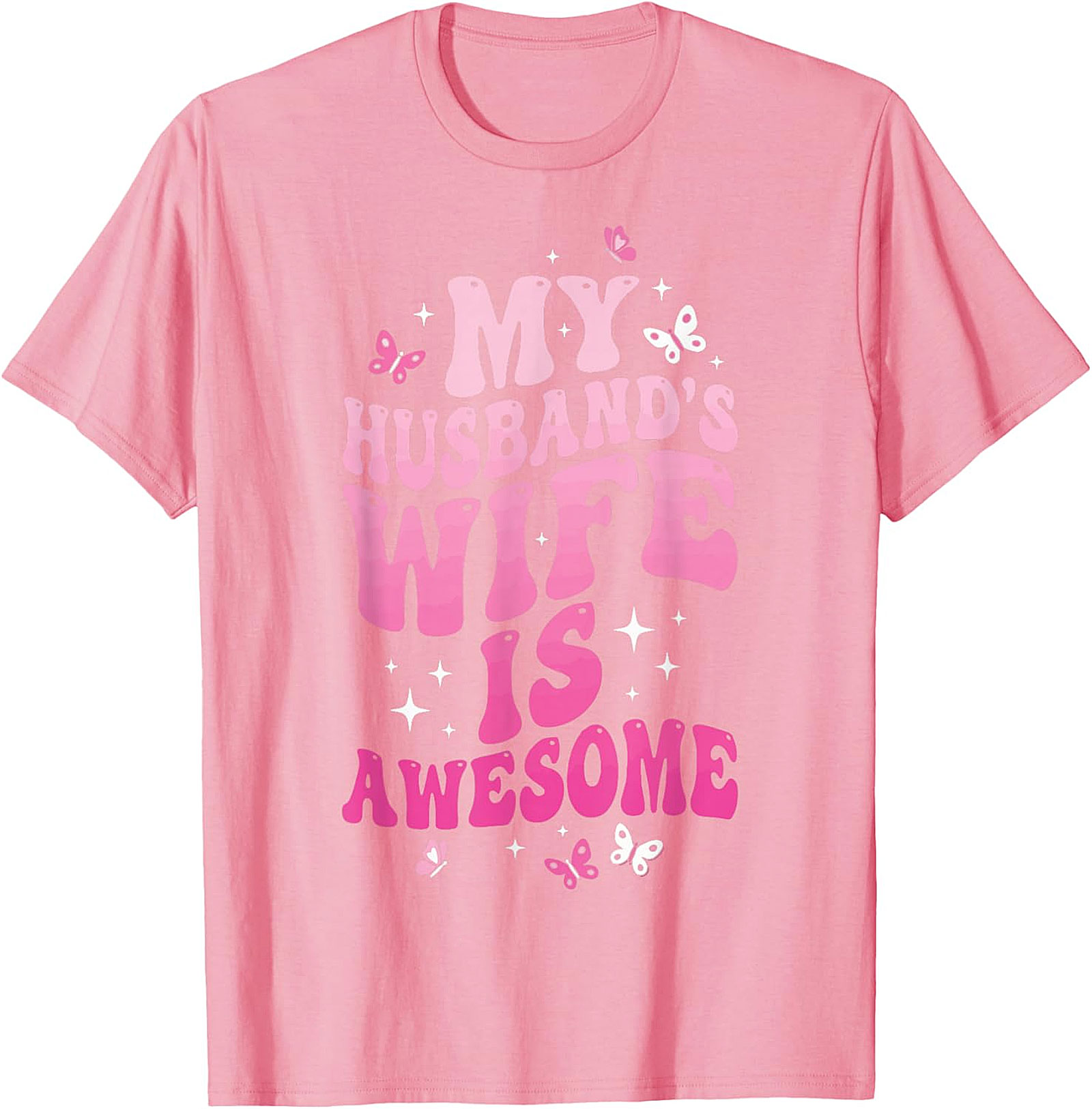 My Husband's Wife Is Awesome T-shirt | Funny Retro Tee