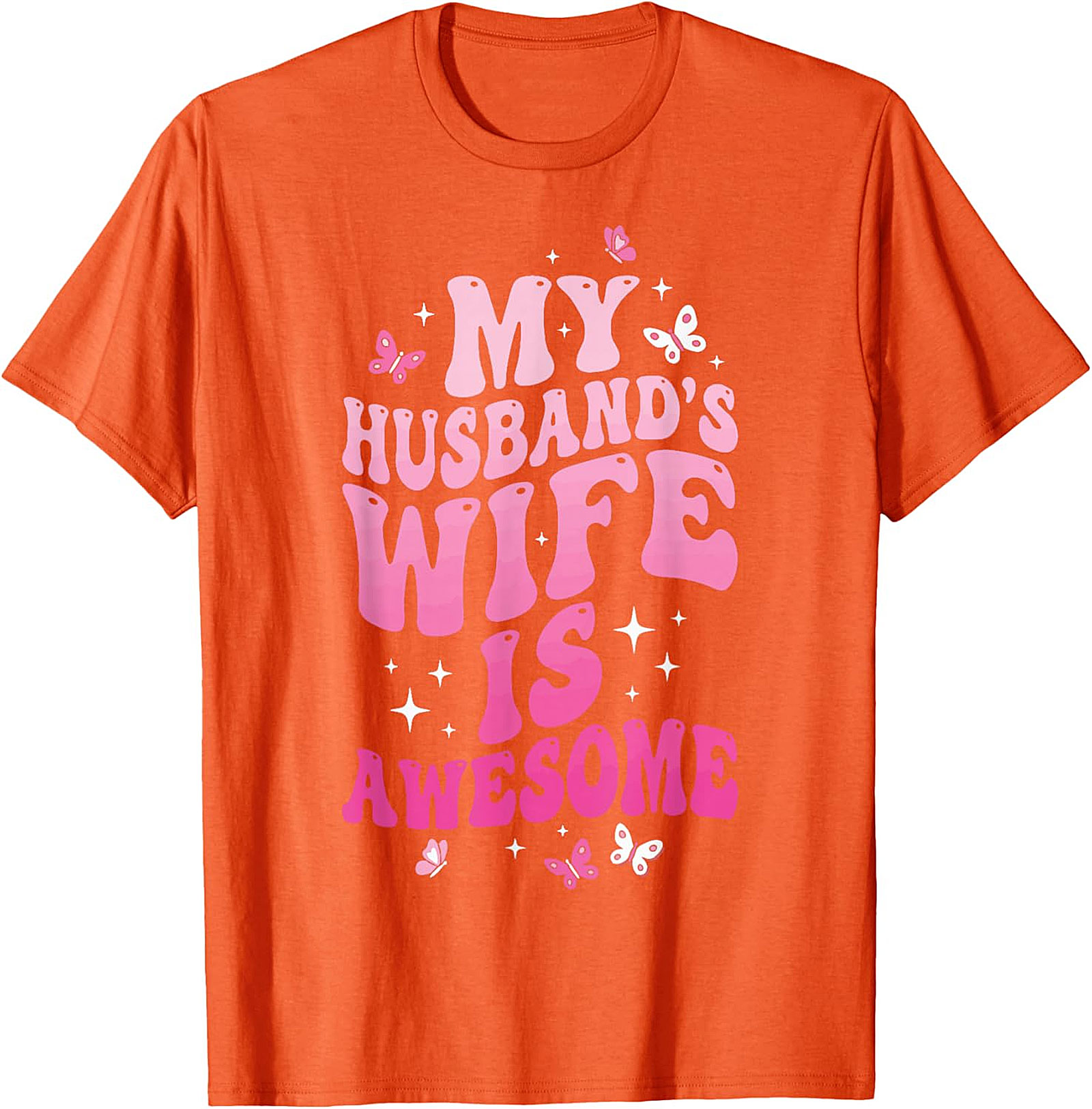 My Husband's Wife Is Awesome T-shirt | Funny Retro Tee
