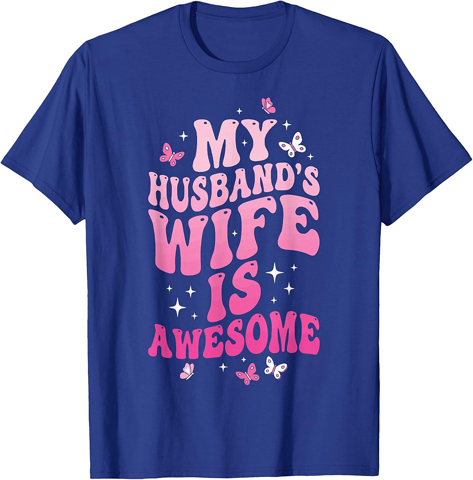 My Husband's Wife Is Awesome T-shirt | Funny Retro Tee