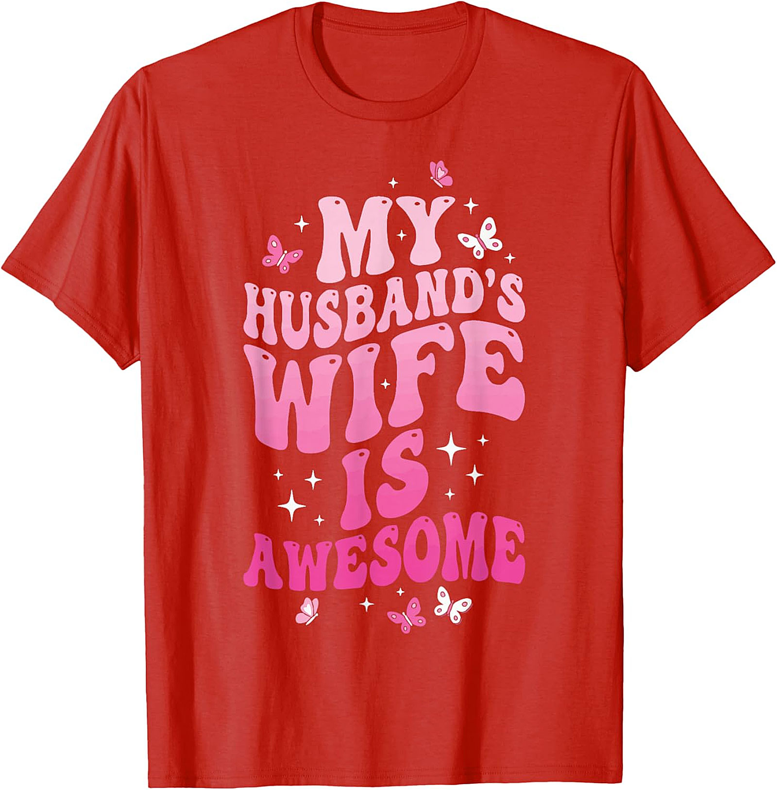 My Husband's Wife Is Awesome T-shirt | Funny Retro Tee