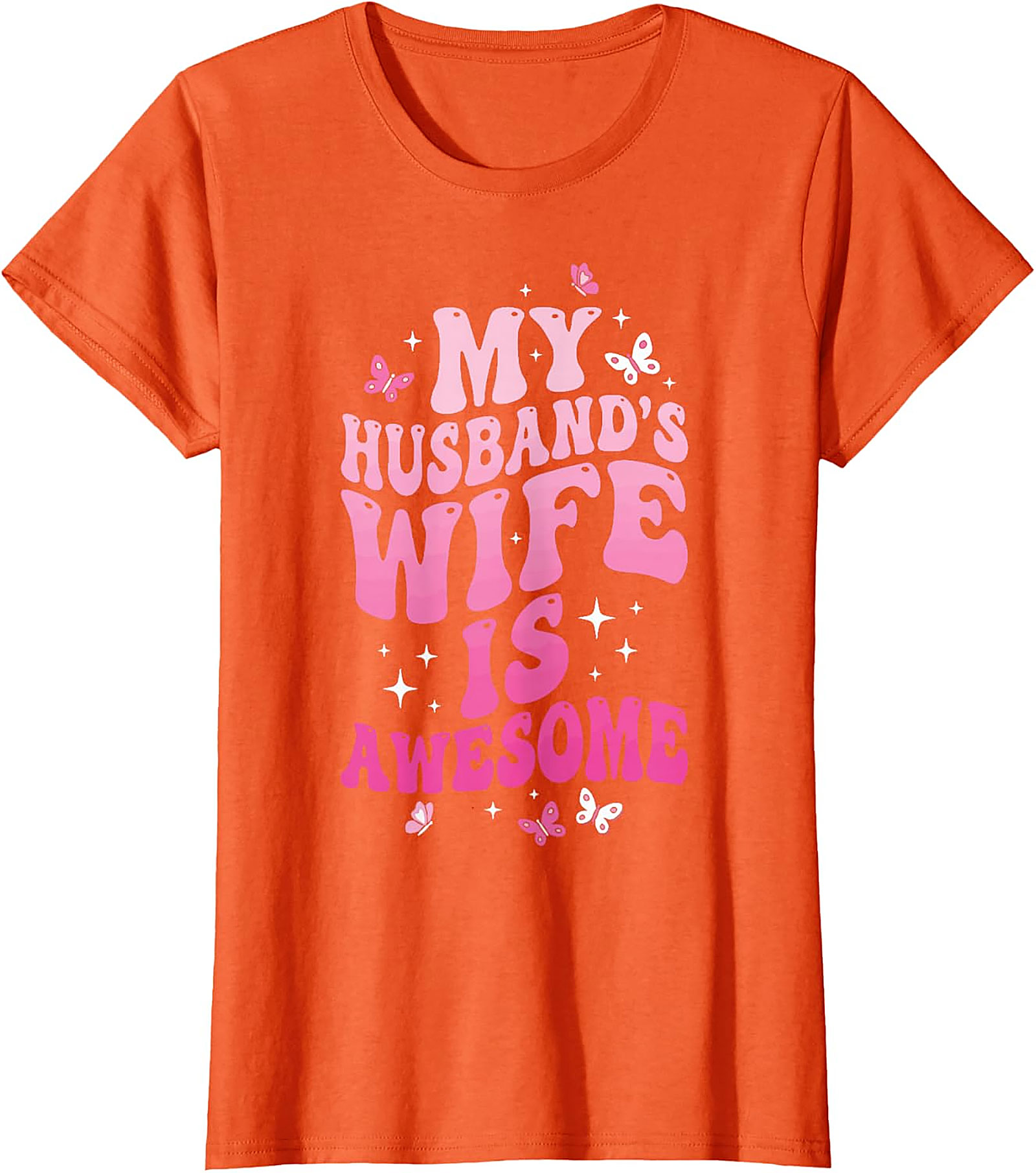 My Husband's Wife Is Awesome T-shirt | Funny Retro Tee