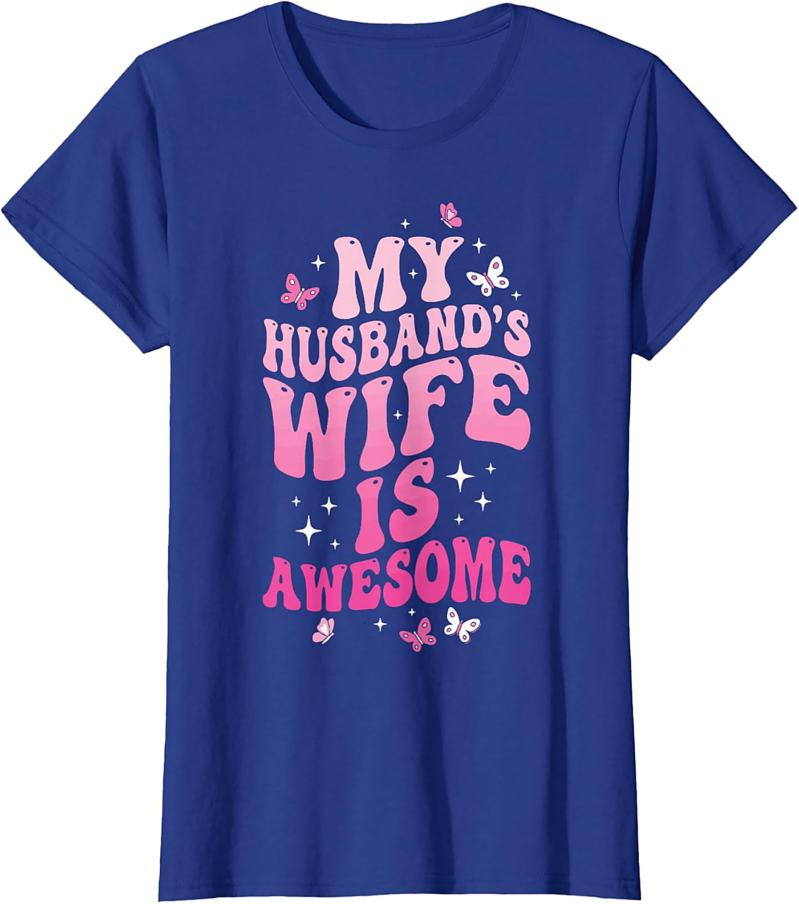 My Husband's Wife Is Awesome T-shirt | Funny Retro Tee