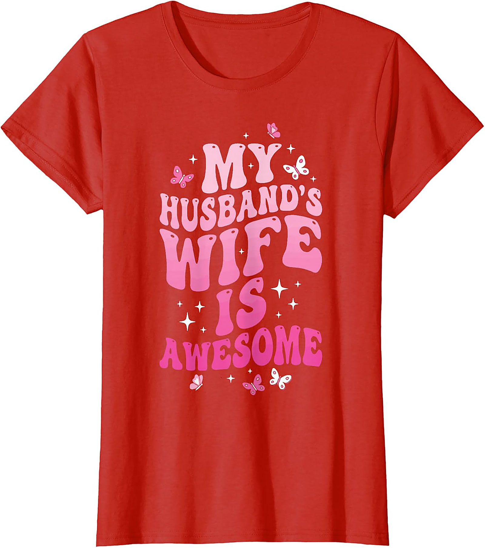 My Husband's Wife Is Awesome T-shirt | Funny Retro Tee