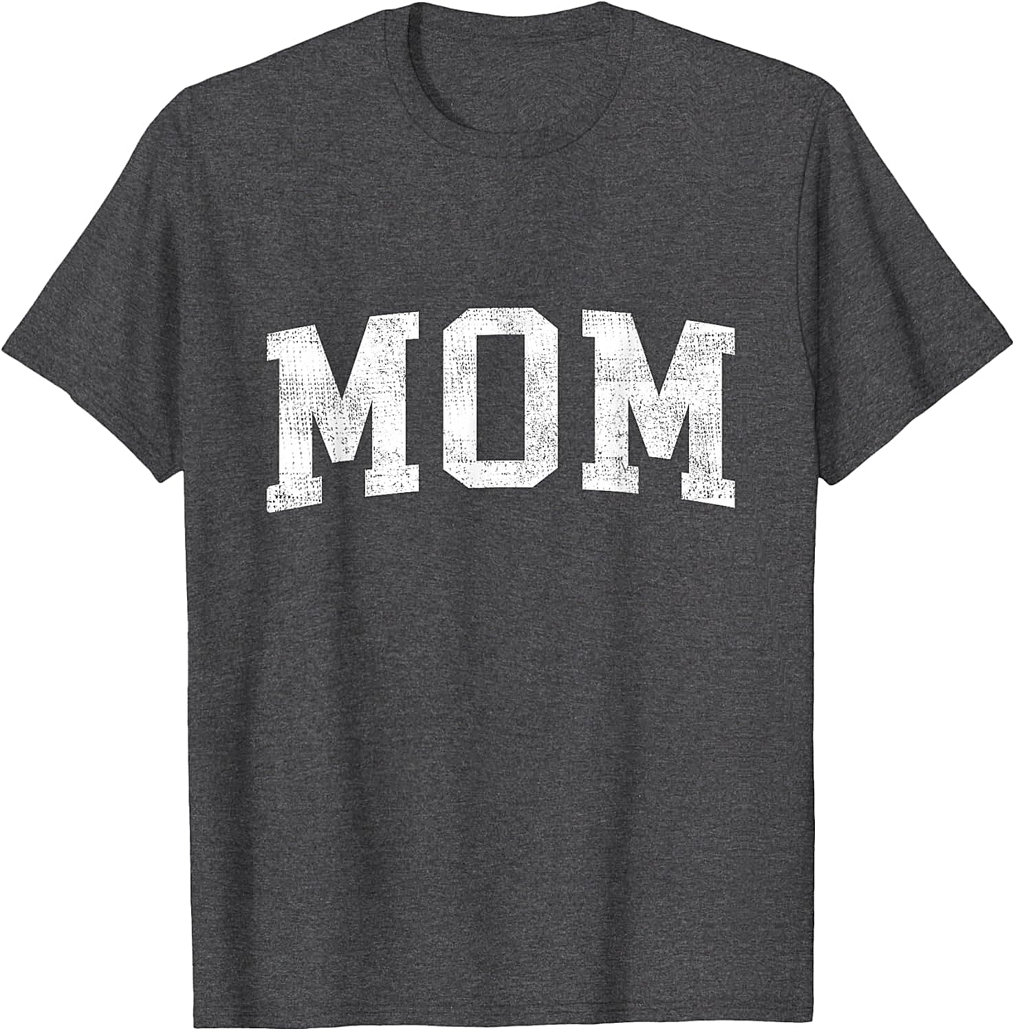  Vintage MOM Graphic T-Shirt Distressed Varsity Unisex Tee