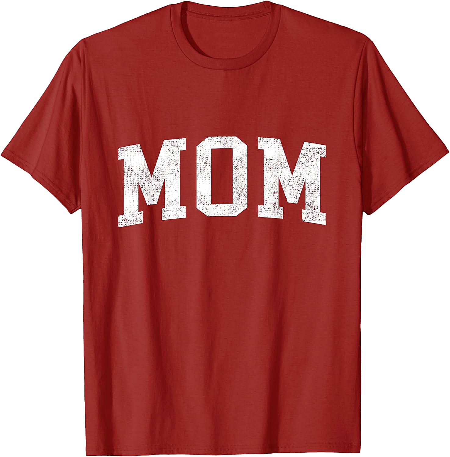  Vintage MOM Graphic T-Shirt Distressed Varsity Unisex Tee