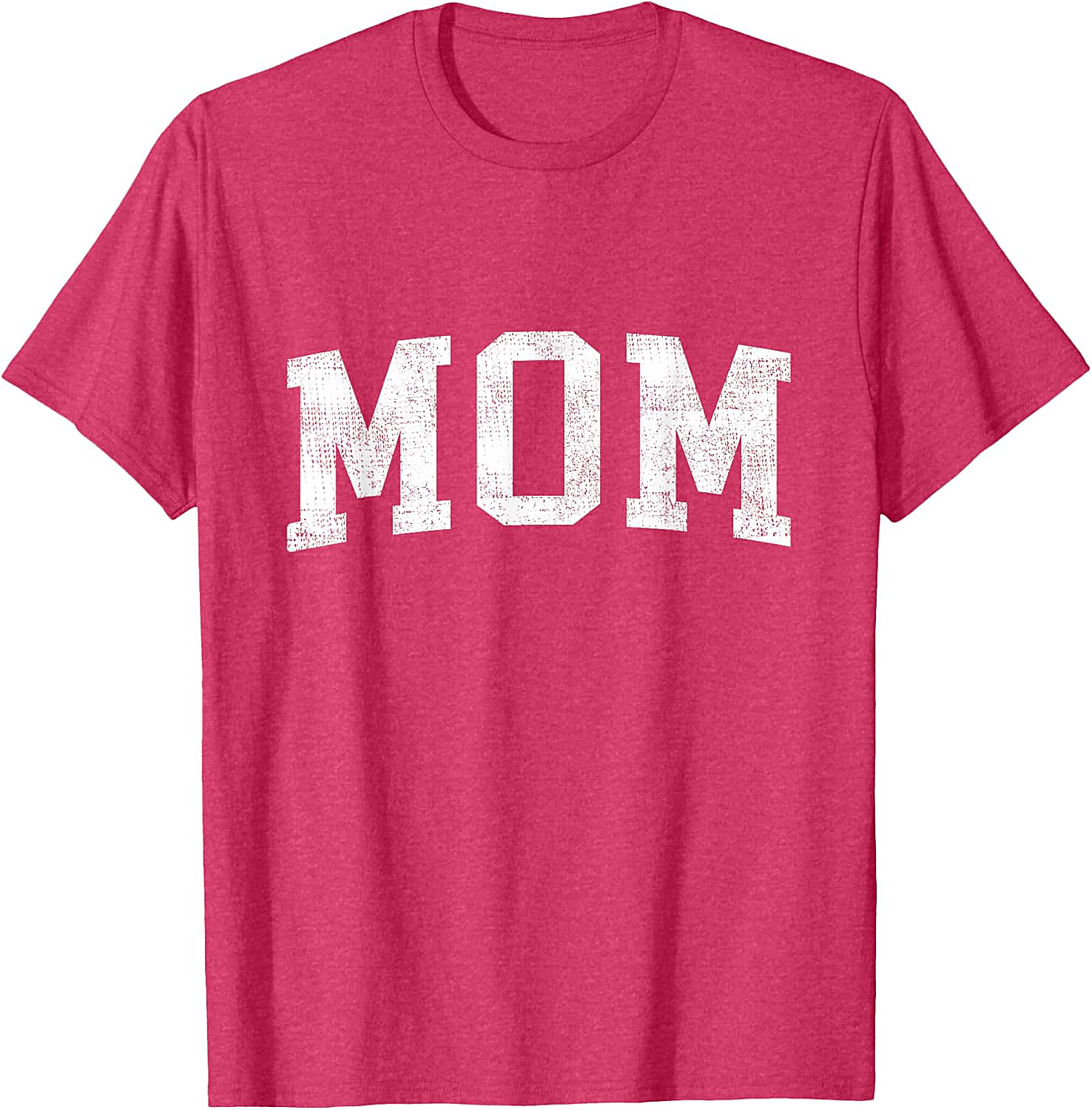  Vintage MOM Graphic T-Shirt Distressed Varsity Unisex Tee