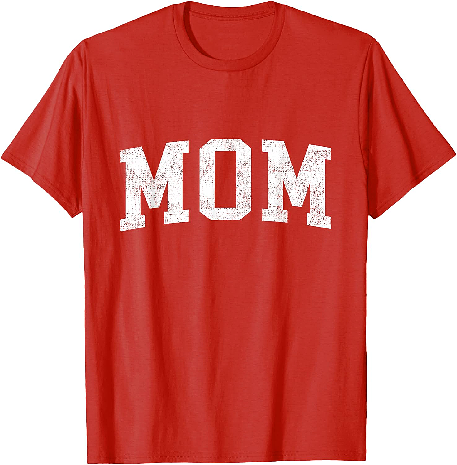  Vintage MOM Graphic T-Shirt Distressed Varsity Unisex Tee