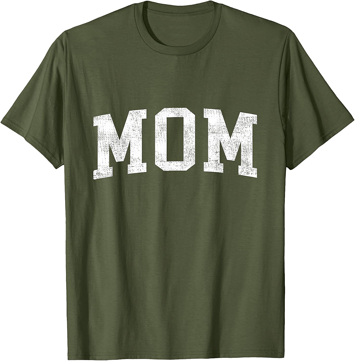  Vintage MOM Graphic T-Shirt Distressed Varsity Unisex Tee