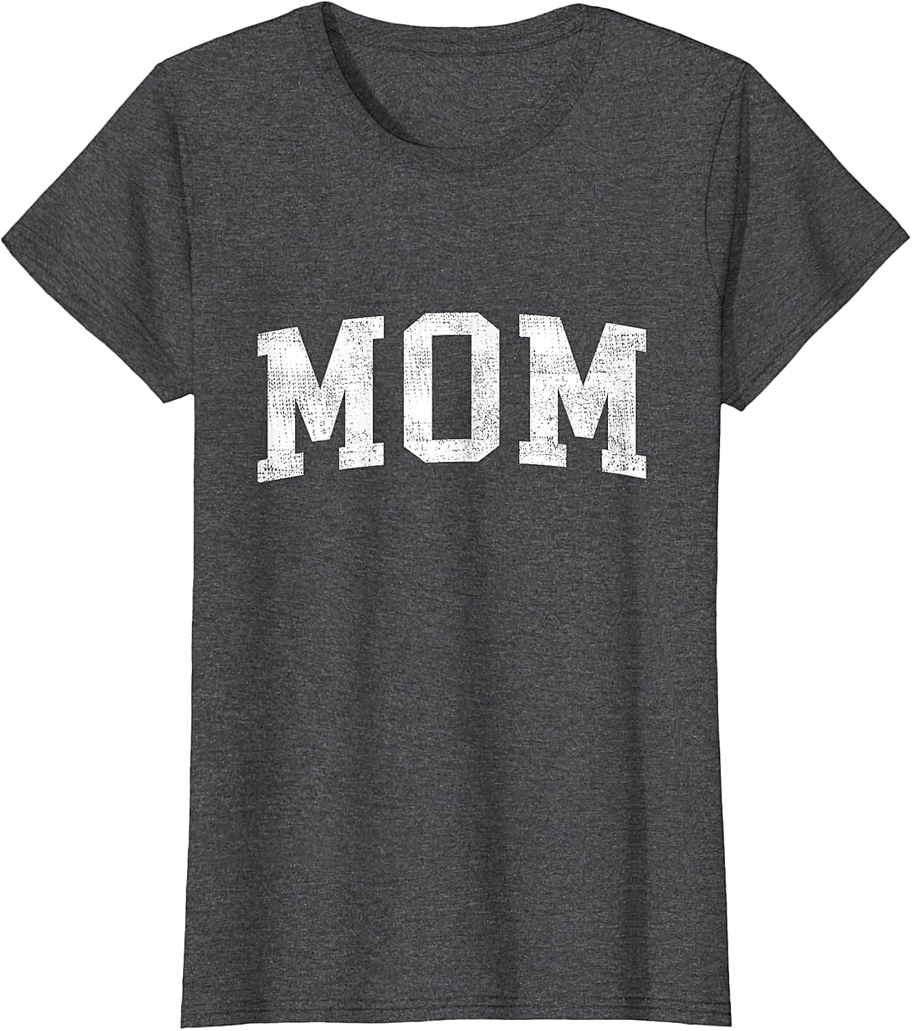  Vintage MOM Graphic T-Shirt Distressed Varsity Unisex Tee